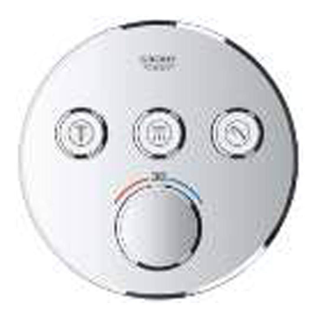 GROHE SmartControl THM 3 Outlet Round Design Trimset