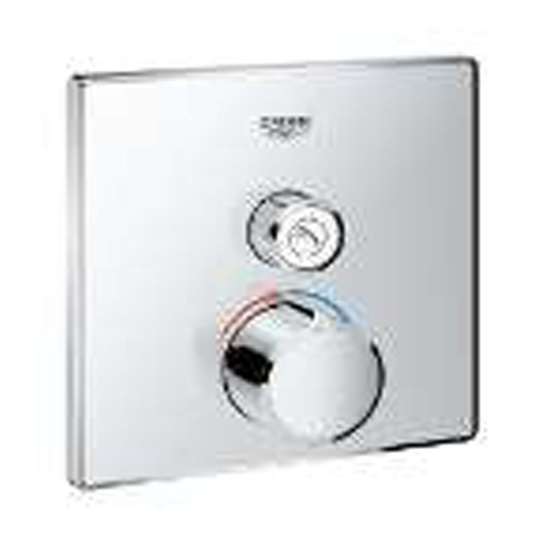 GROHE SmartControl Non-Thermostatic Square 1 Outlet Mixer Trimset