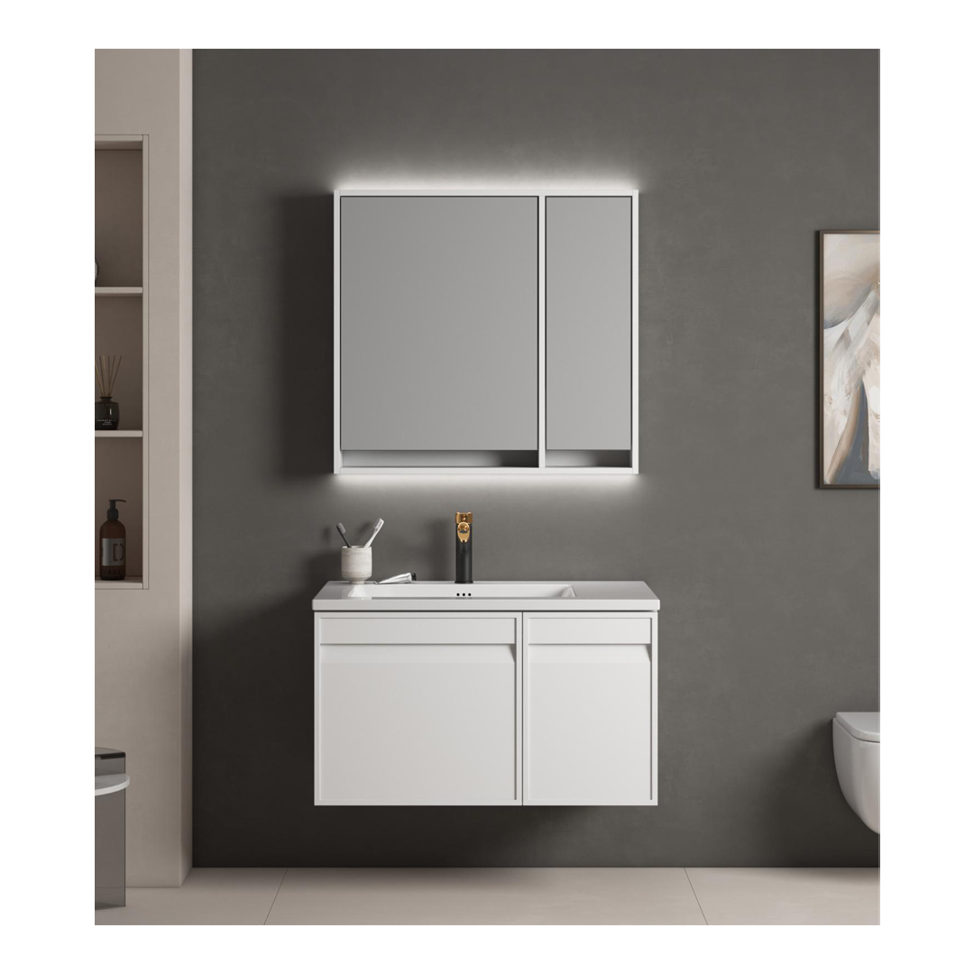 jabon bagno JBV01014 Plywood Vanity Set 800mm White