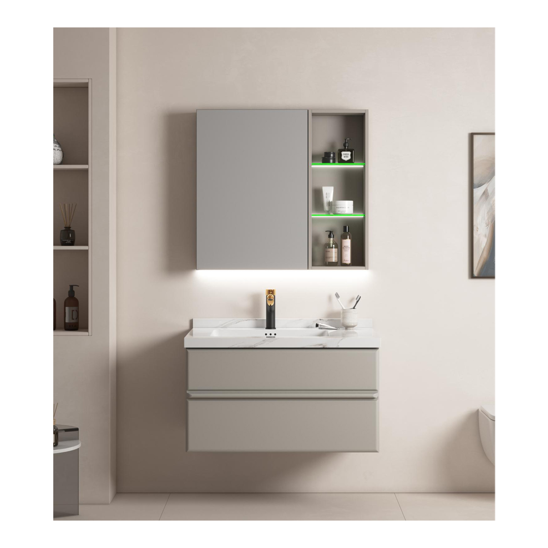 jabon bagno JBV01015 Plywood Vanity Set 800mm White