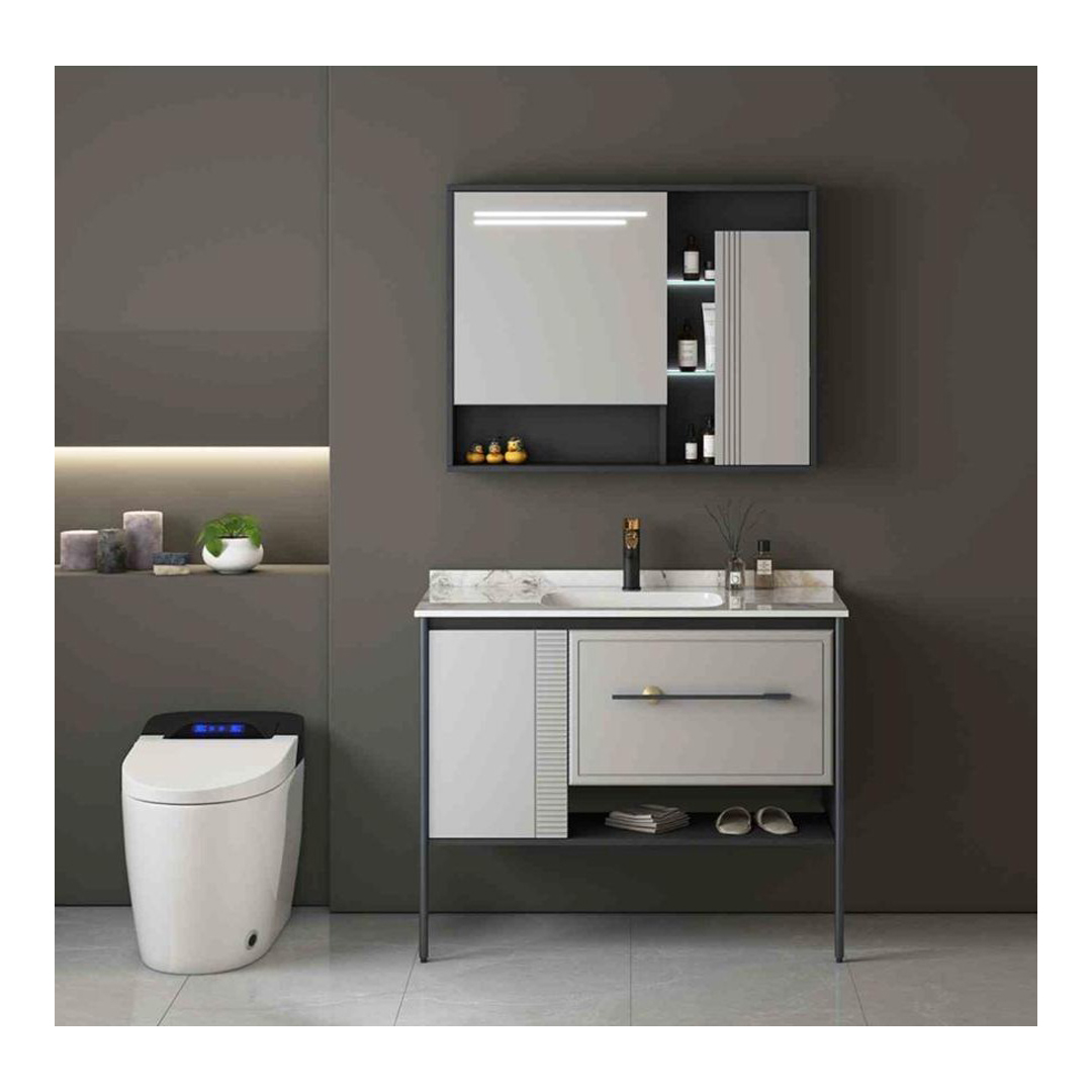 jabon bagno JBV01016 Plywood Vanity Set 800mm White