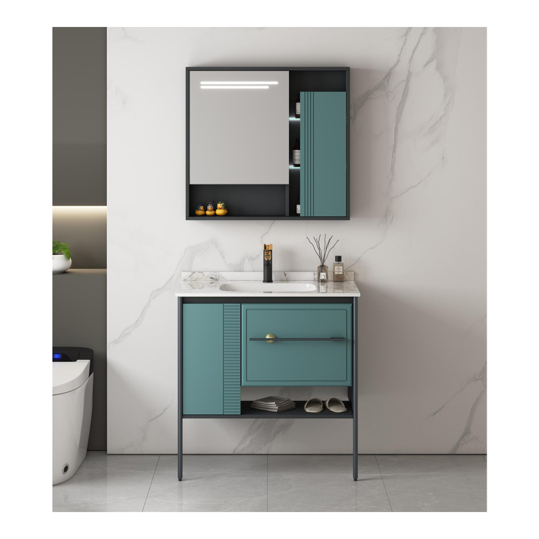 jabon bagno JBV01017 Plywood Vanity Set 800mm Green