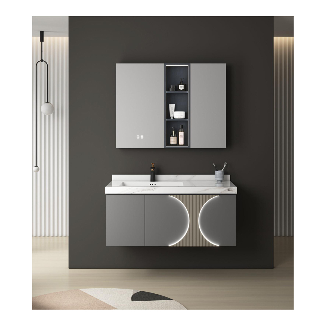 jabon bagno JBV01003 Plywood Vanity Set 800mm Grey