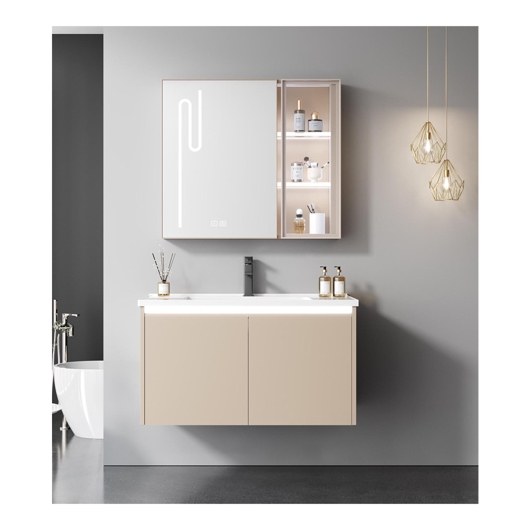 jabon bagno JBV01037 Stainless Steel Vanity Set 600mm Light Apricot