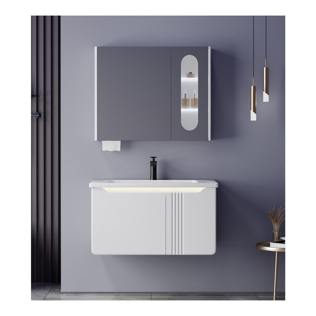 jabon bagno JBV01038 Plywood Vanity Set 800mm White
