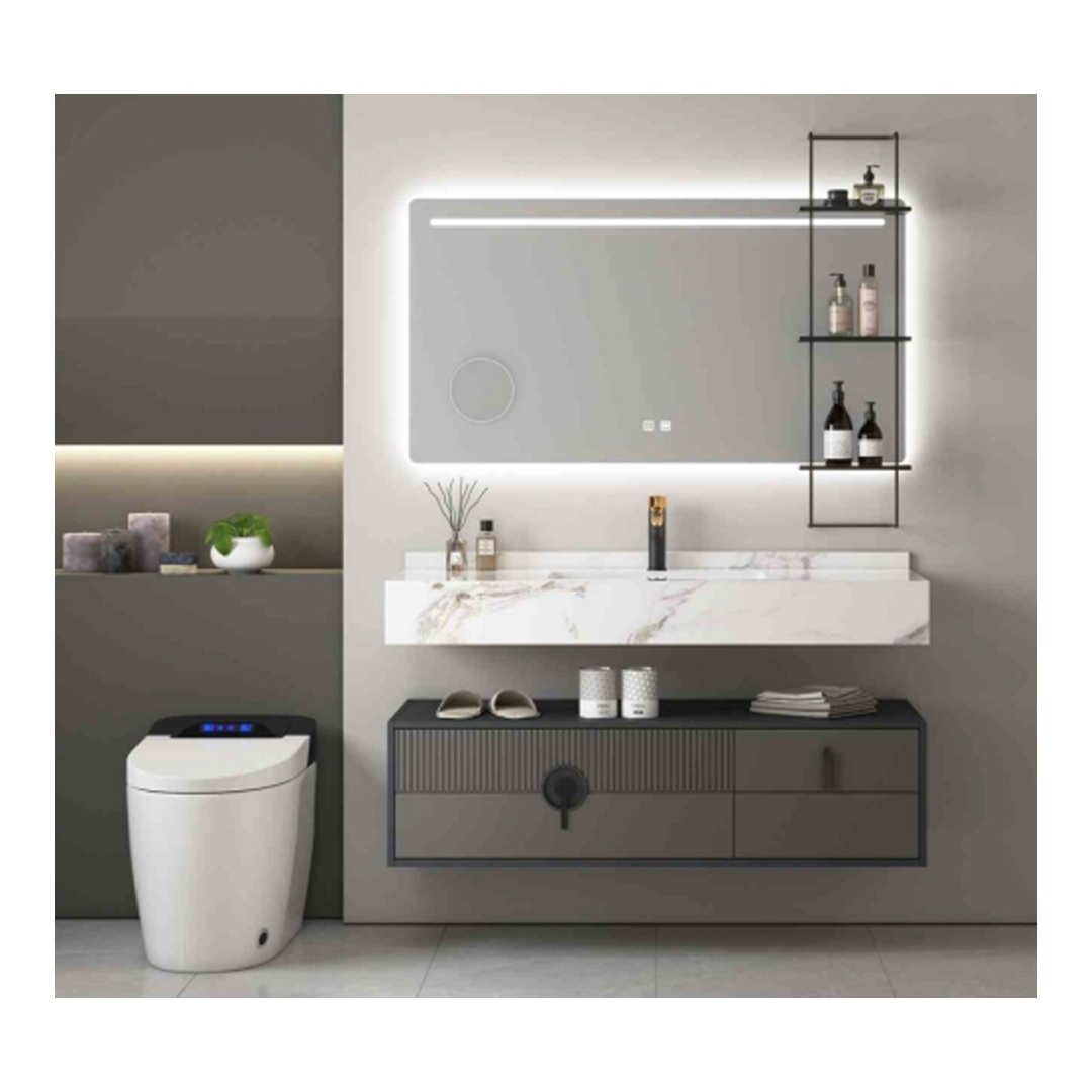 jabon bagno JBV01004B Plywood Vanity Set 1200mm White & Brown
