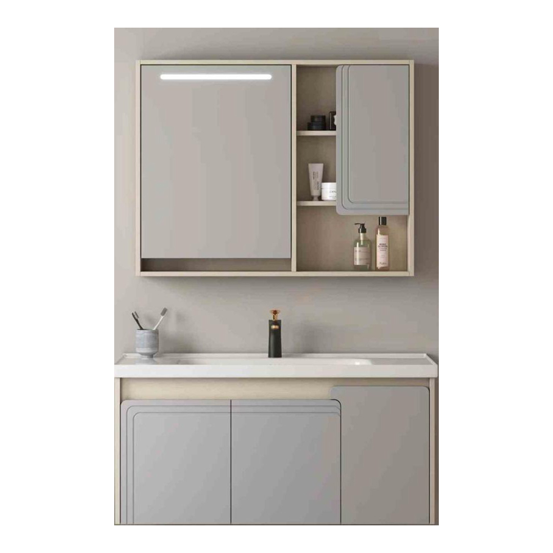jabon bagno JBV01008B Plywood Vanity Set 1000mm Light Grey