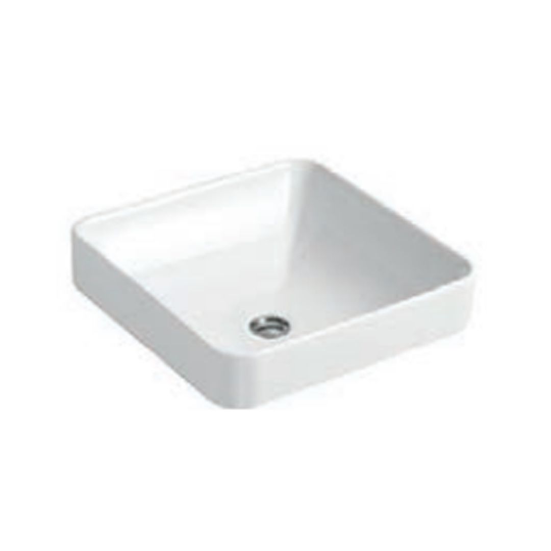 Buy Kohler Forefront 413mm Square Vessel Wash Basin White in Koti ...