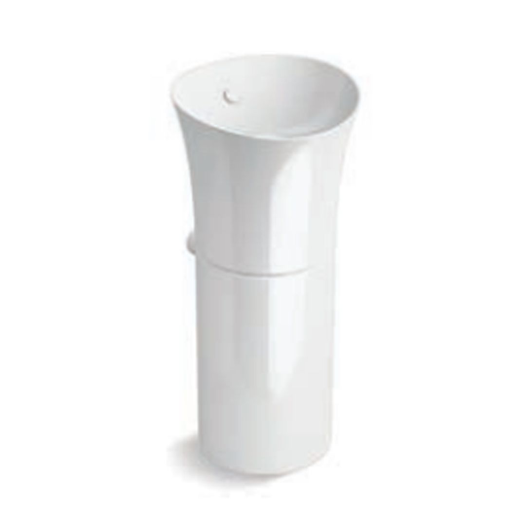 Buy Kohler Forefront 420mm Square Semi-recessed Wash Basin White in ...