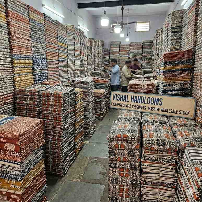 Single bedhseets handloom
