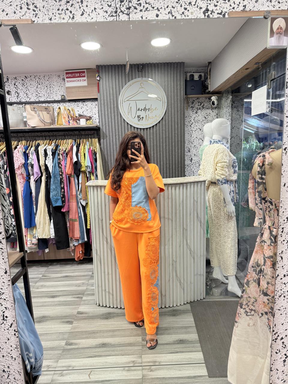 Wardrobe By Neha - Coord Set Orange