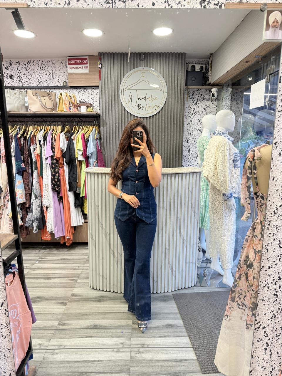 Coord Set Navy Blue Denim