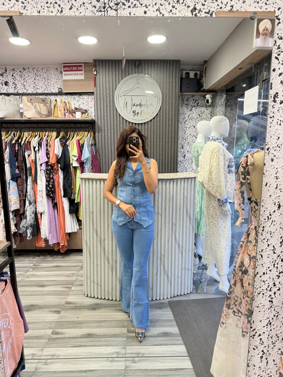 Coord Set Light Blue Denim