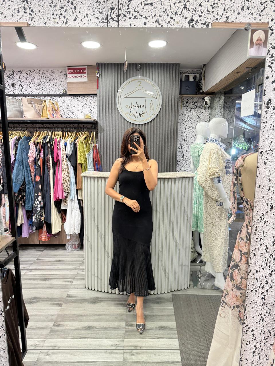 Wardrobe By Neha - BodyCon Dress Black