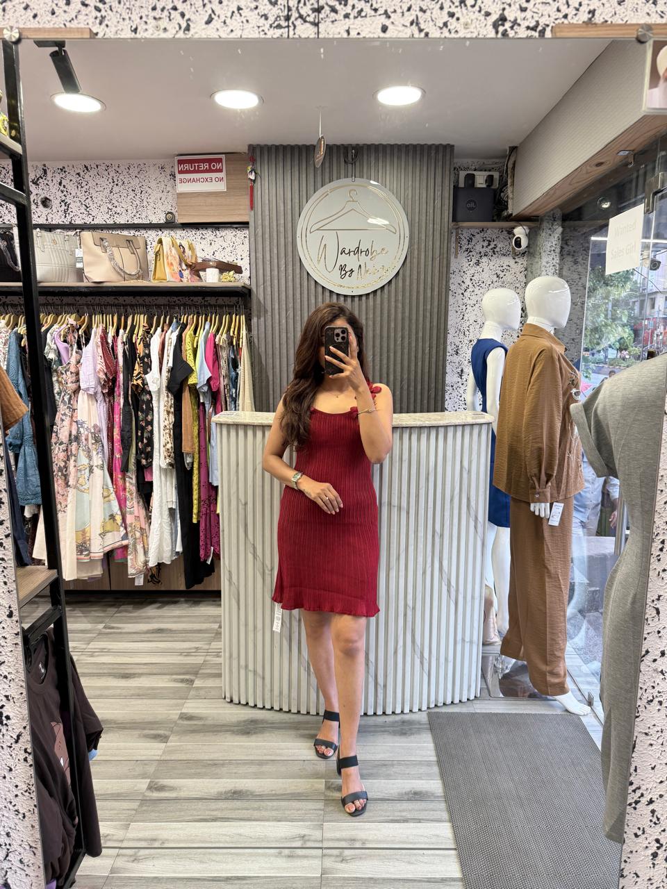 BodyCon Dress Maroon