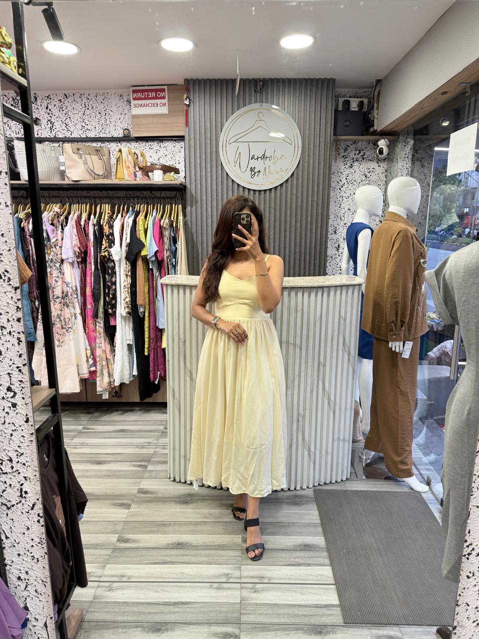 Lemon Yellow Dress