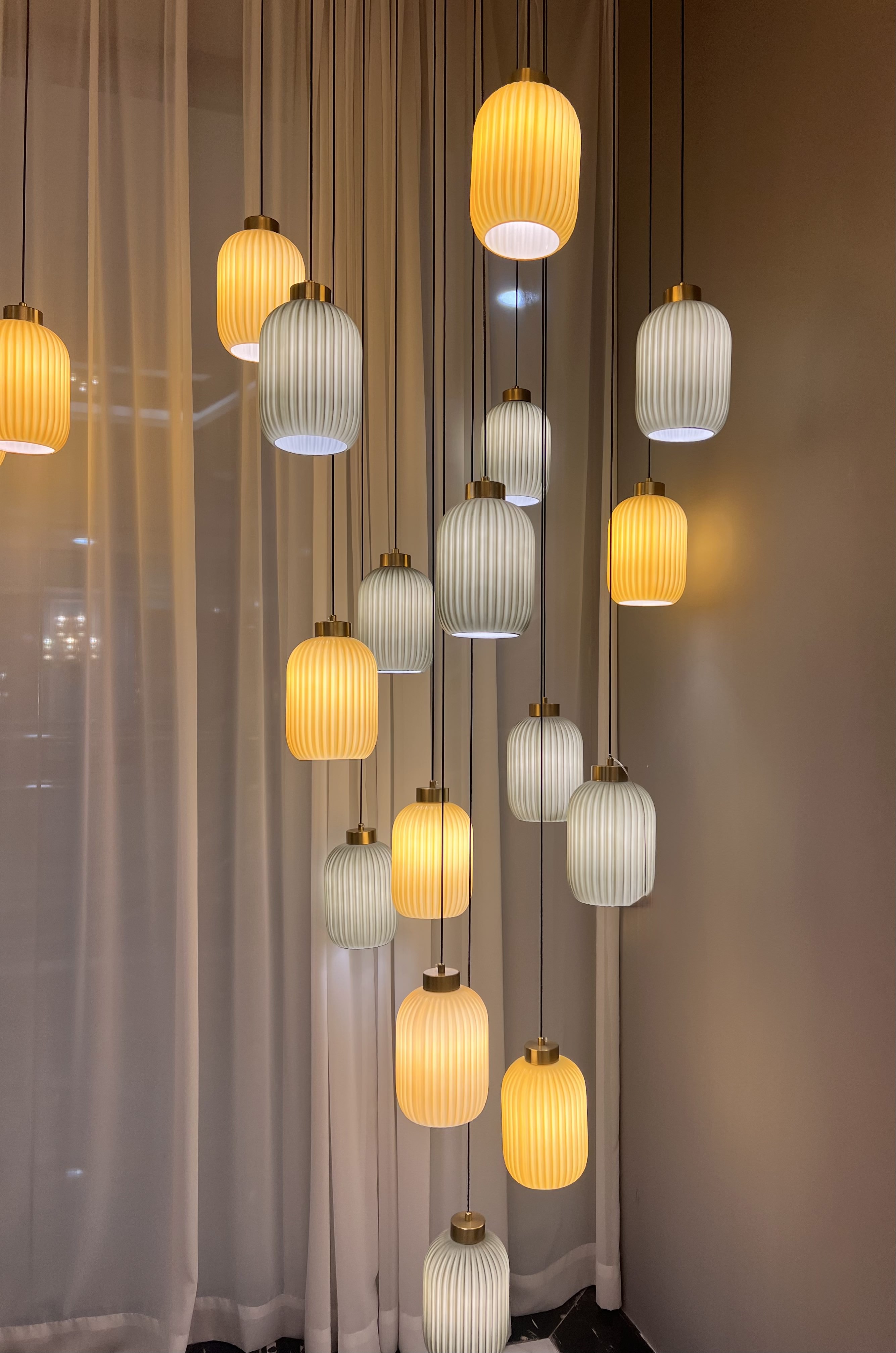 Beyond Lights - Solace multi drop pendant