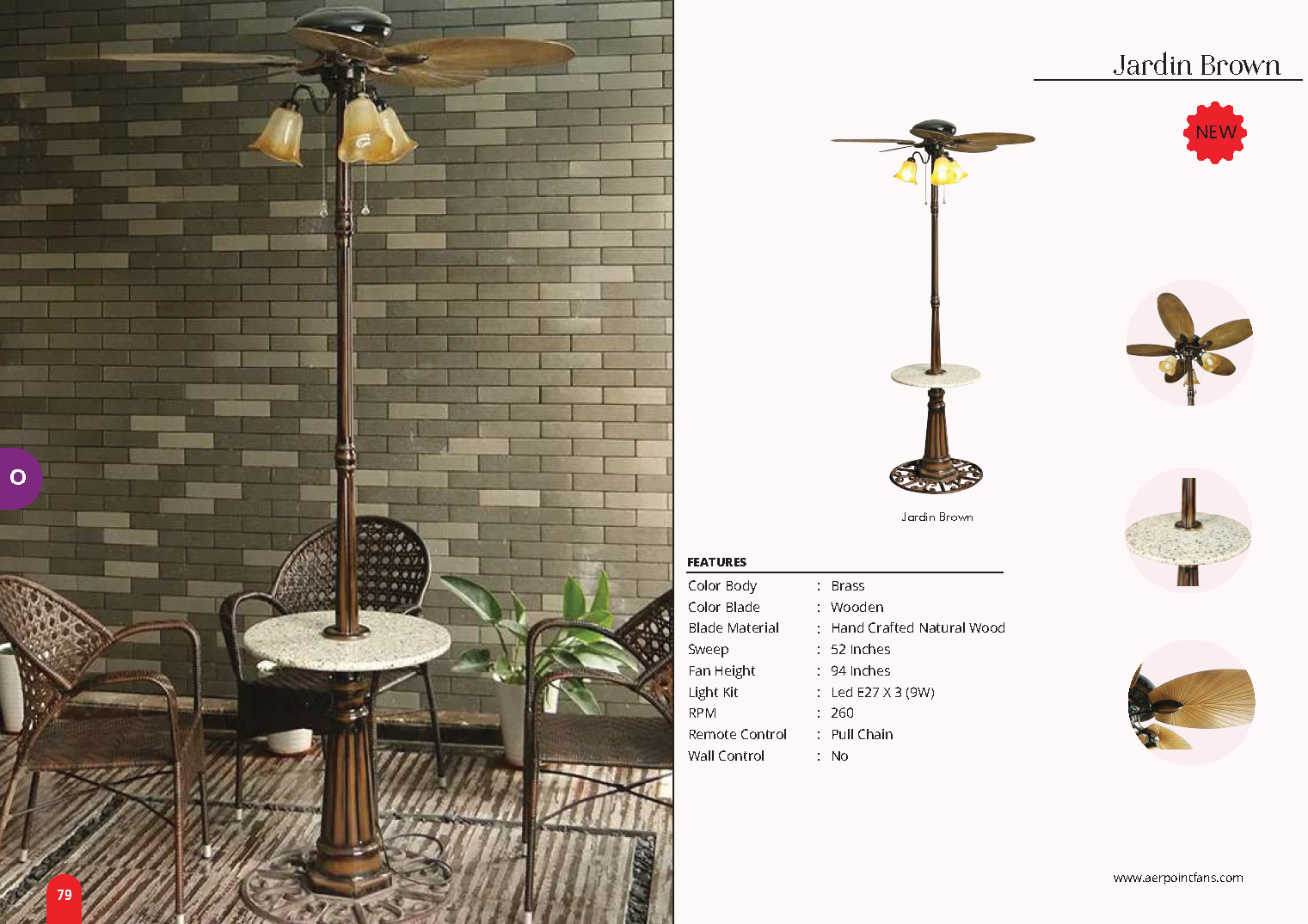 Beyond Lights - Jardin Brown Fan