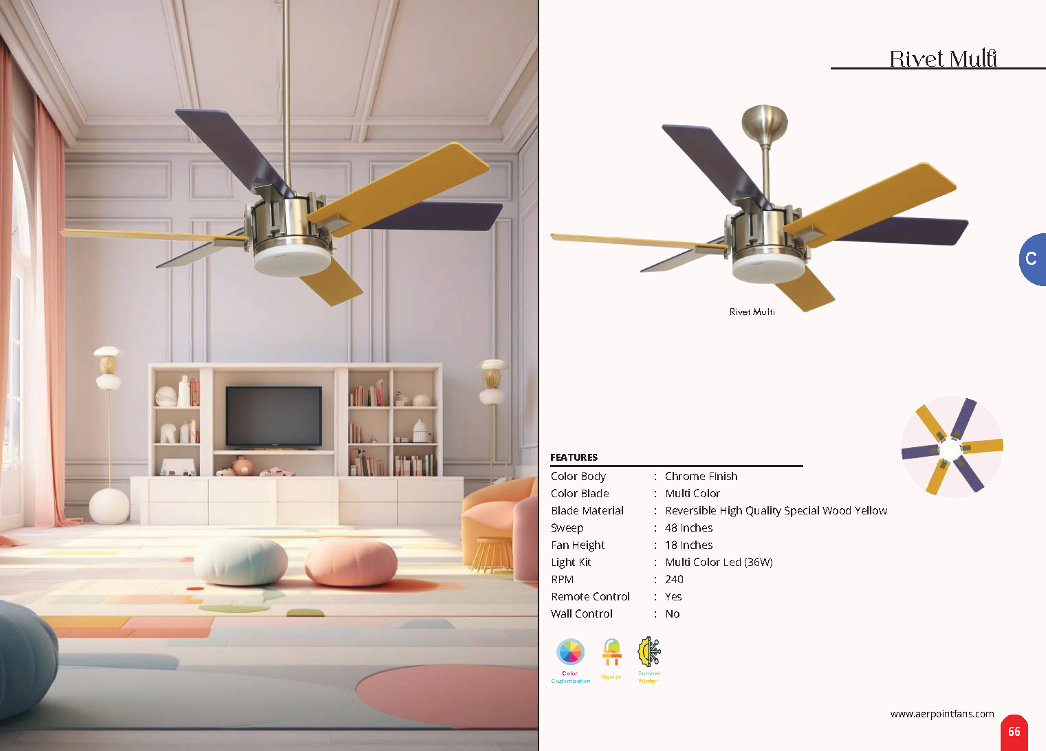 Beyond Lights - Multi Color Fan