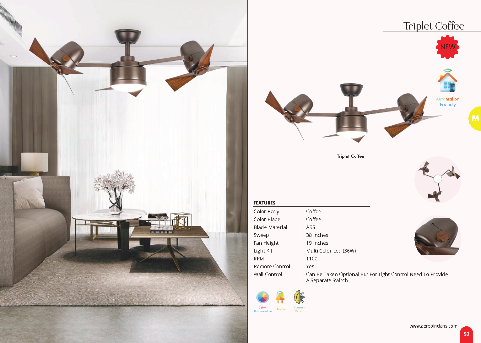 Beyond Lights - Triple Blade Fan