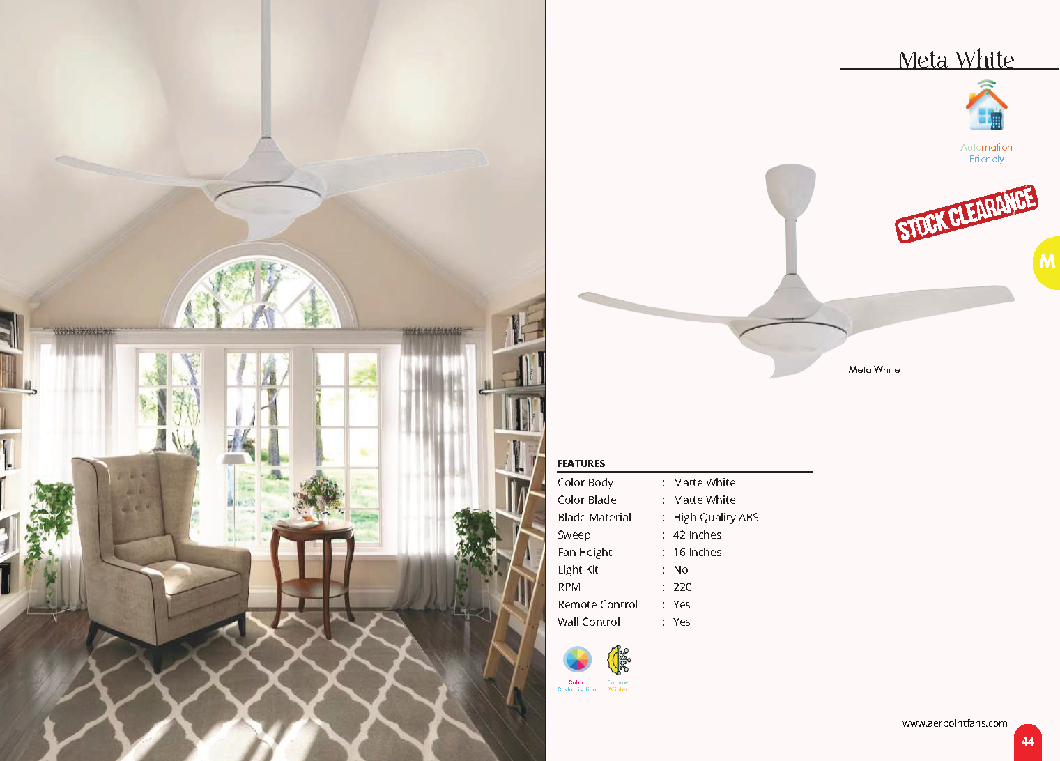 Beyond Lights - Meta White Fan