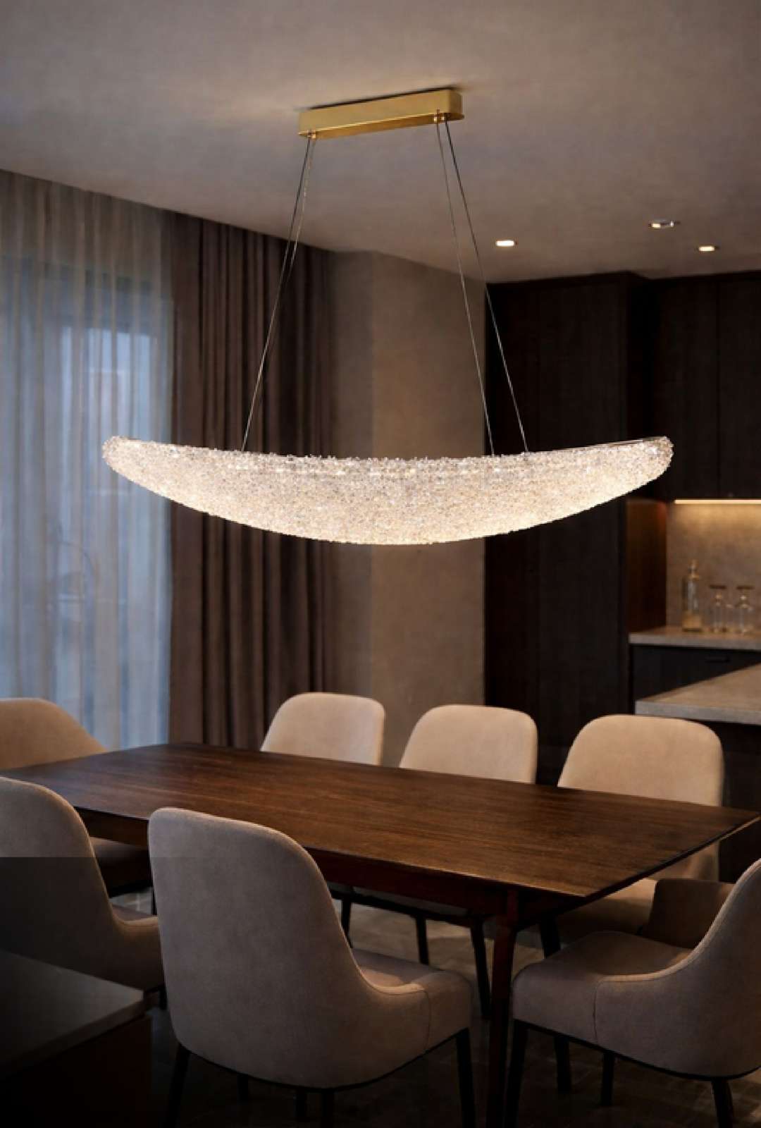 Beyond Lights - Glass Crystal Chandelier