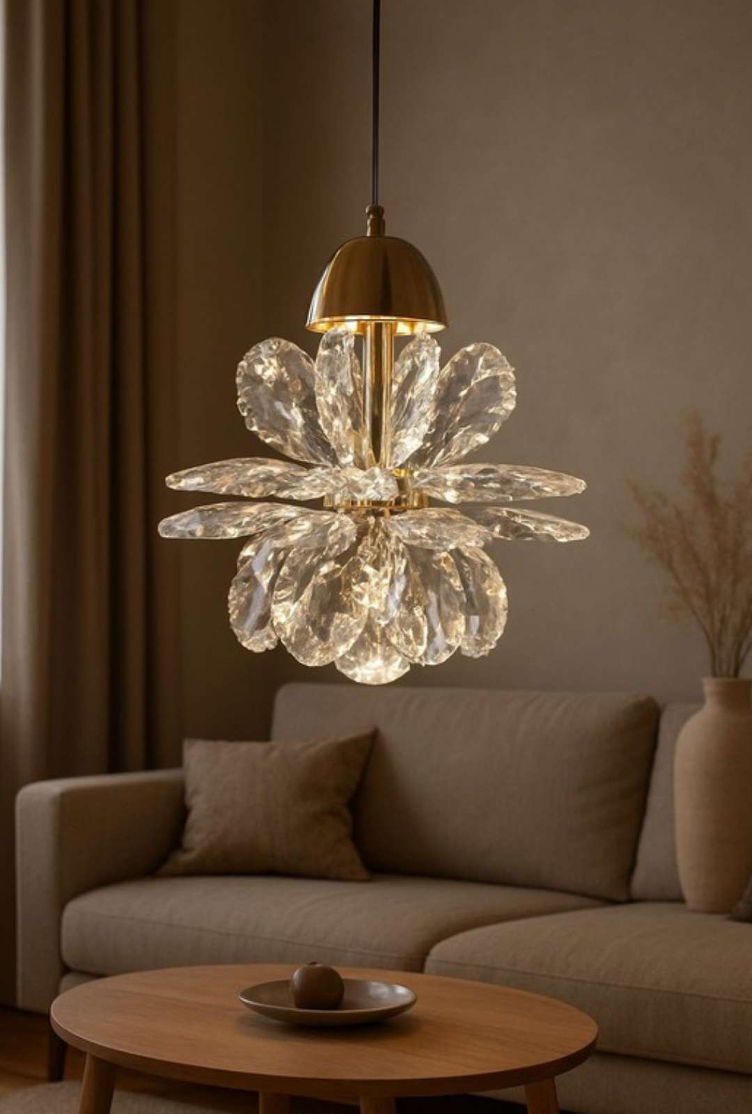 Beyond Lights - Crystal Flower Pendant