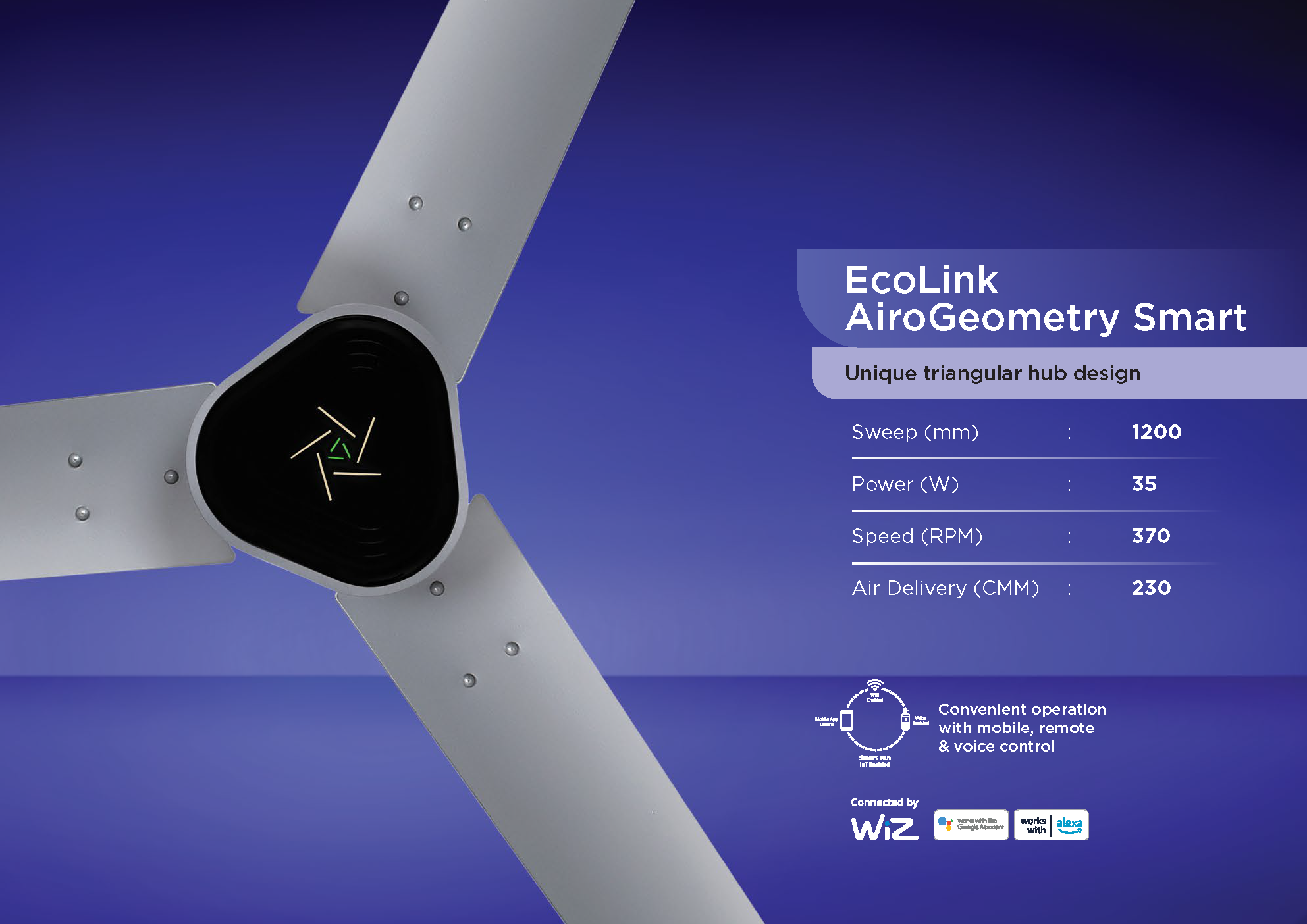 Beyond Lights - EcoLink AeroGeometry Fan
