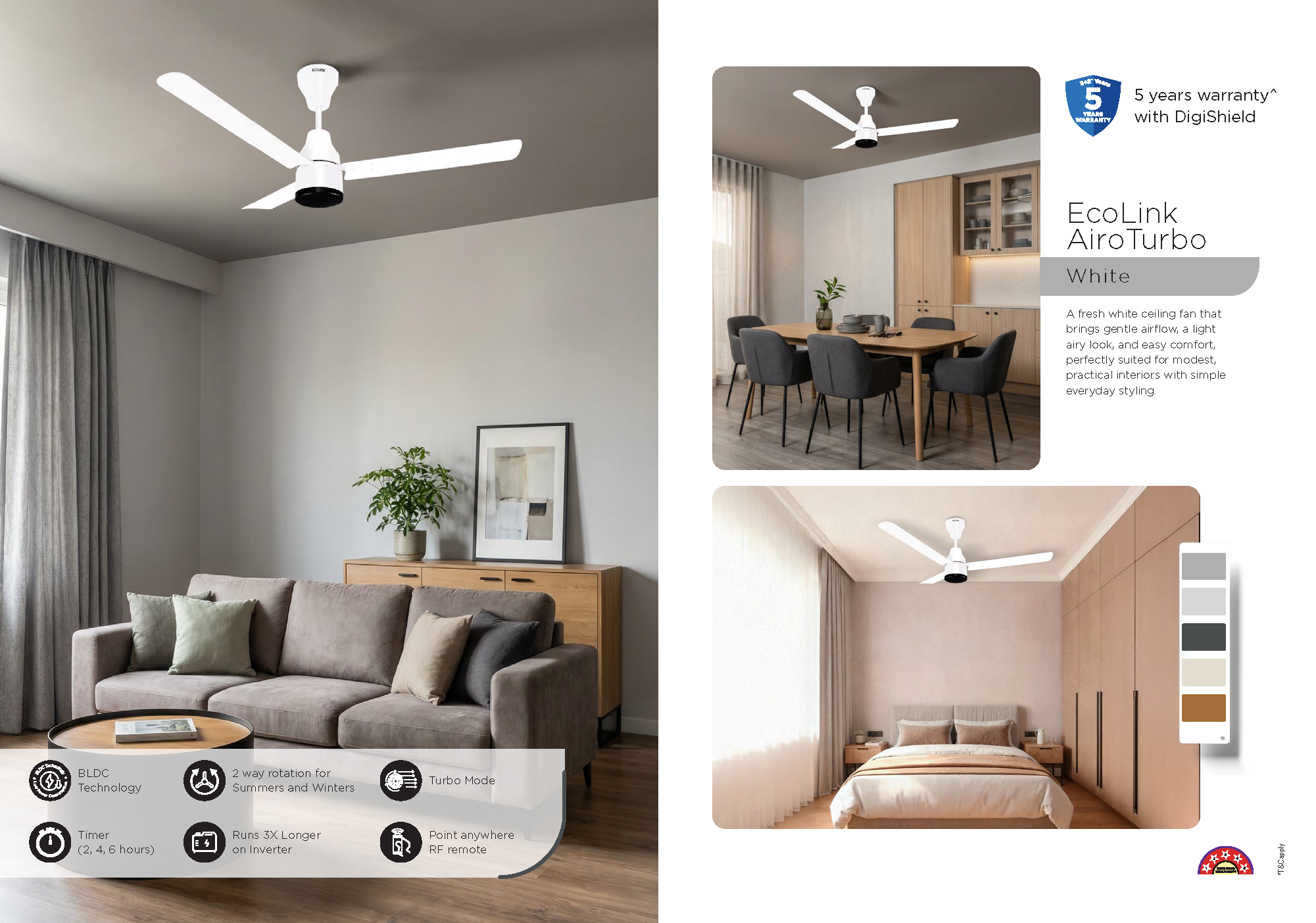 Beyond Lights - EcoLink AiroTurbo Fan