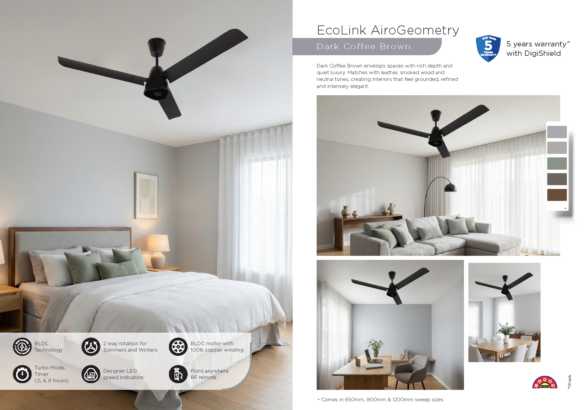 Beyond Lights - EcoLink AiroGeometry Fan