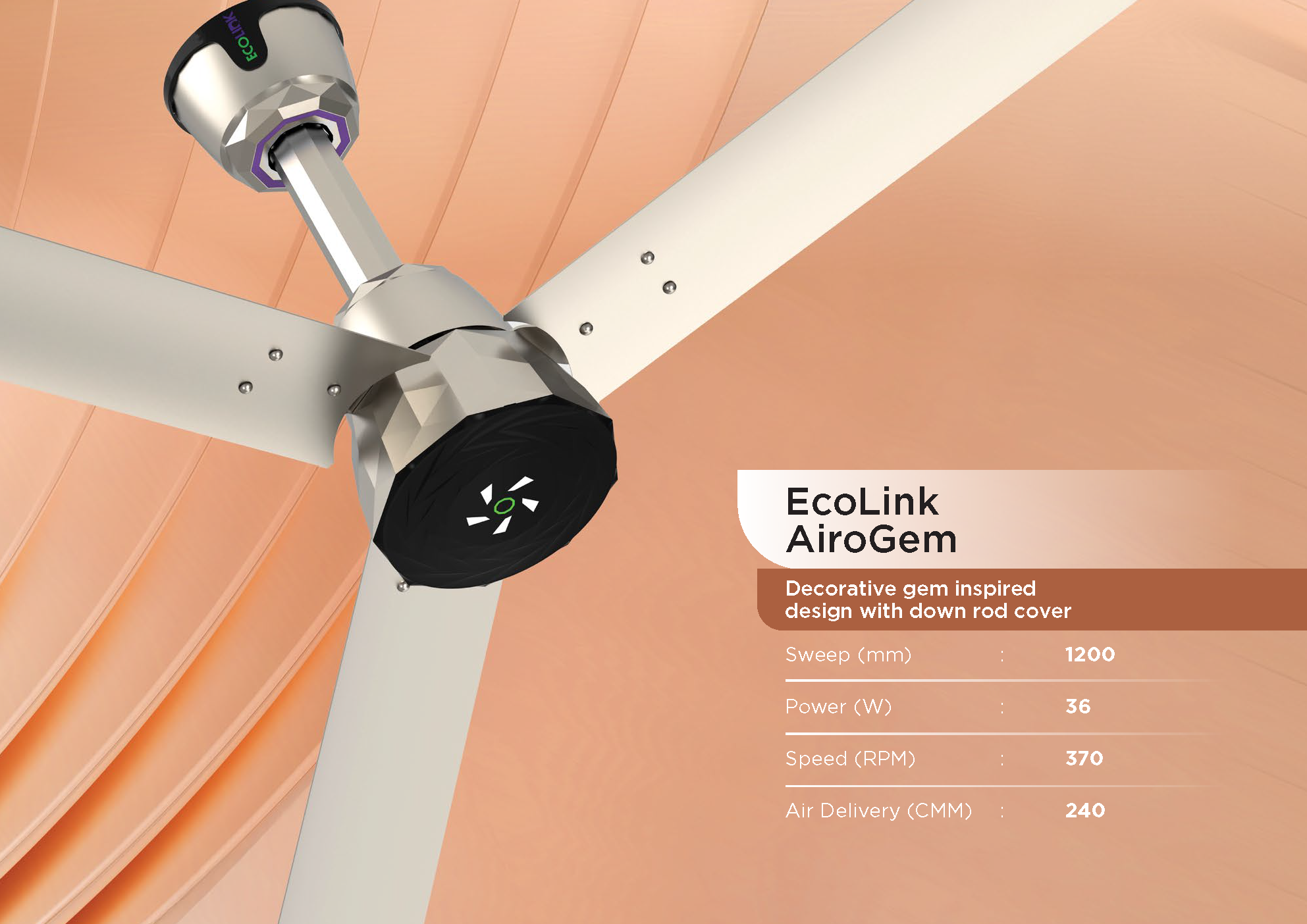 Beyond Lights - EcoLink AiroGem Fan