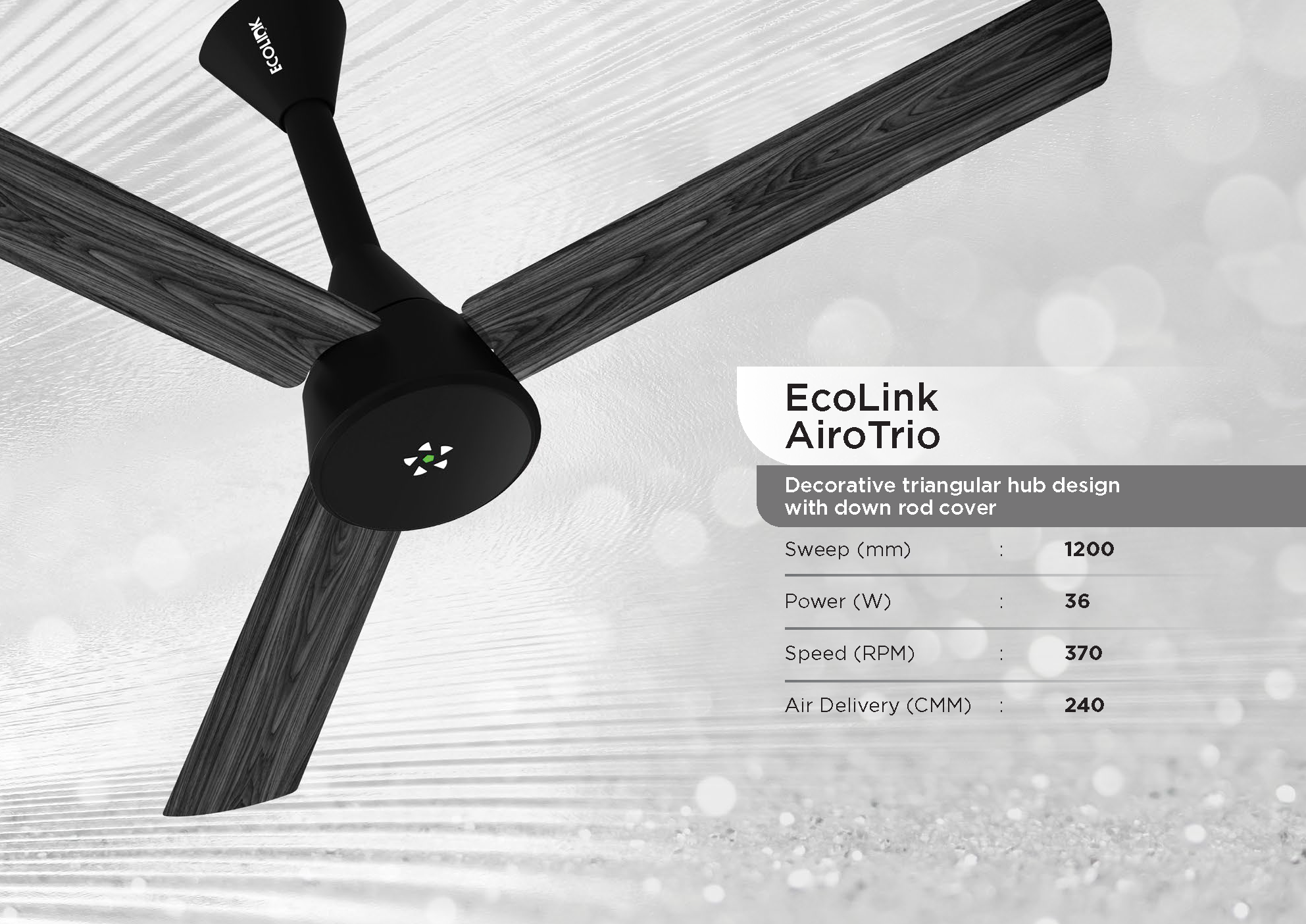 Beyond Lights - EcoLink AiroTrio Fan