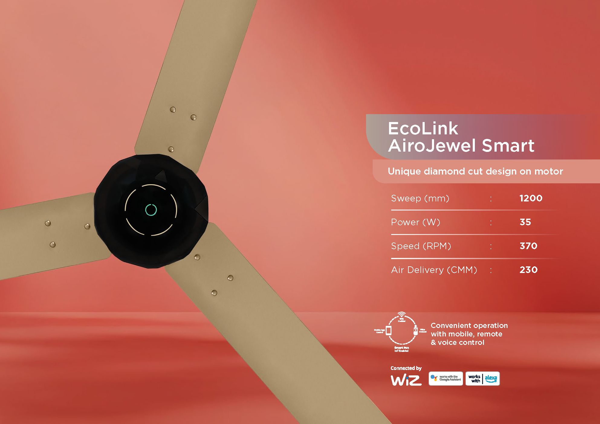 Beyond Lights - Smart Diamond Fan