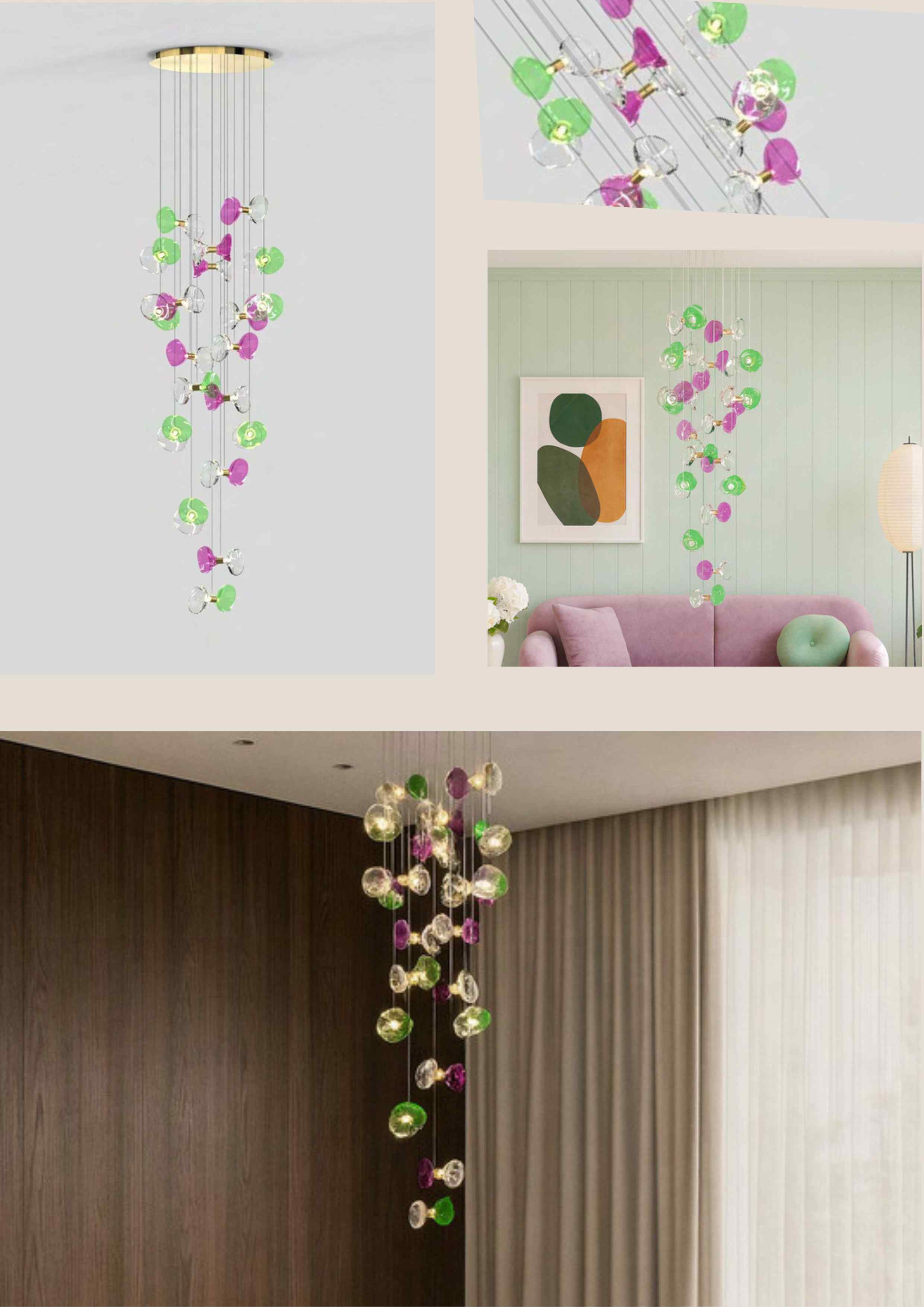 Beyond Lights - Crystal Chandelier Light