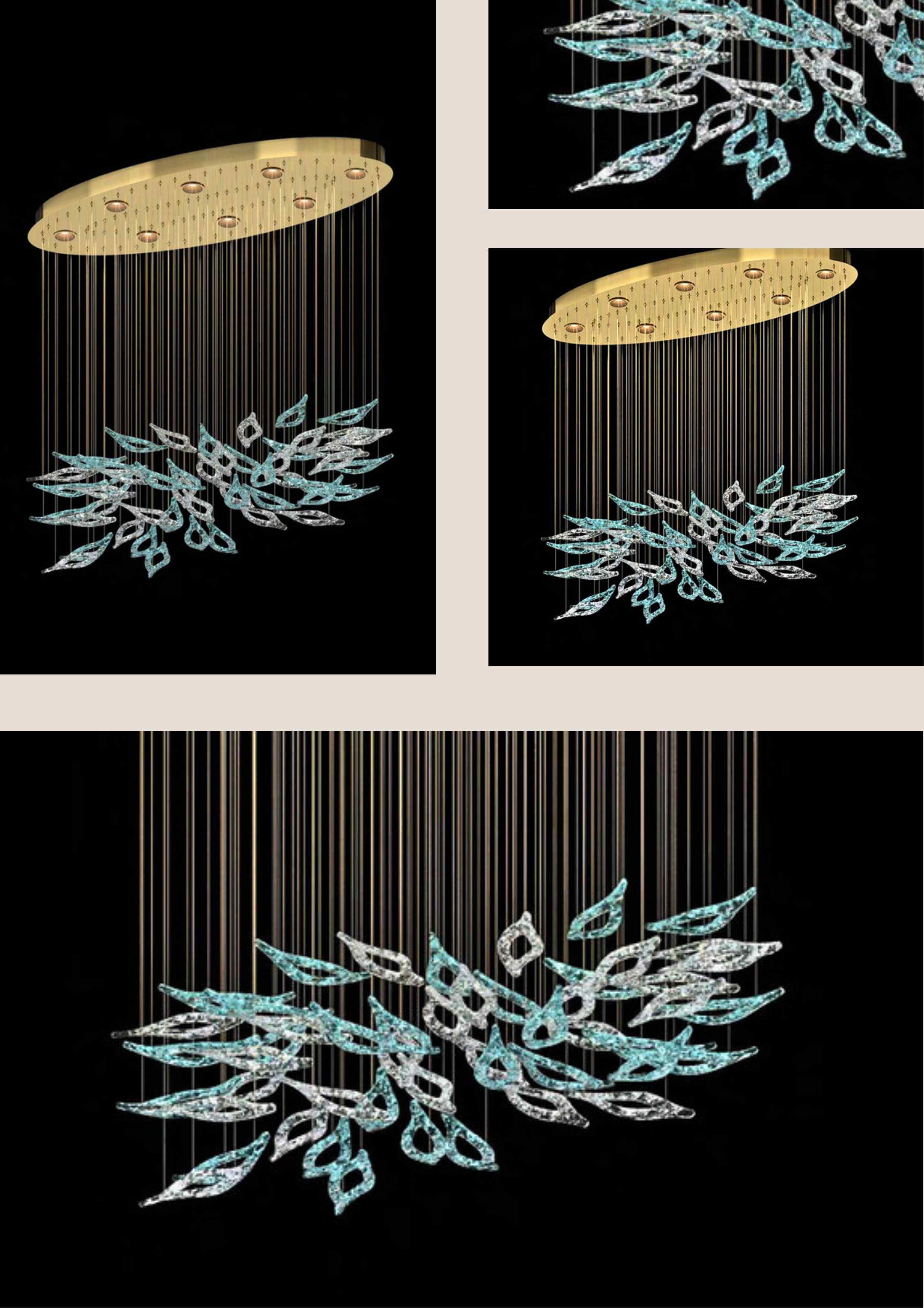 Beyond Lights - Crystal Chandelier Light