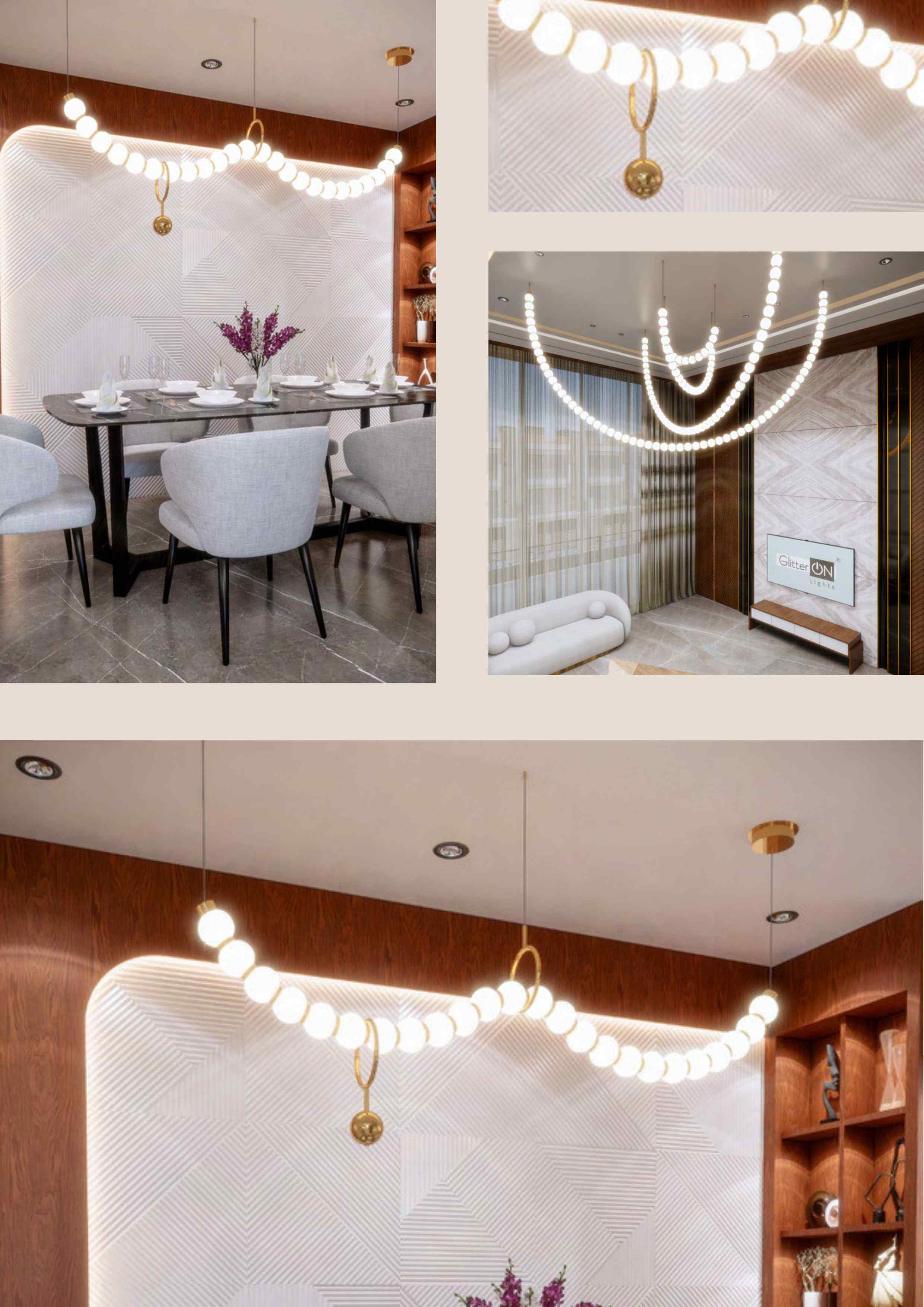 Beyond Lights - Orb Chandelier Light