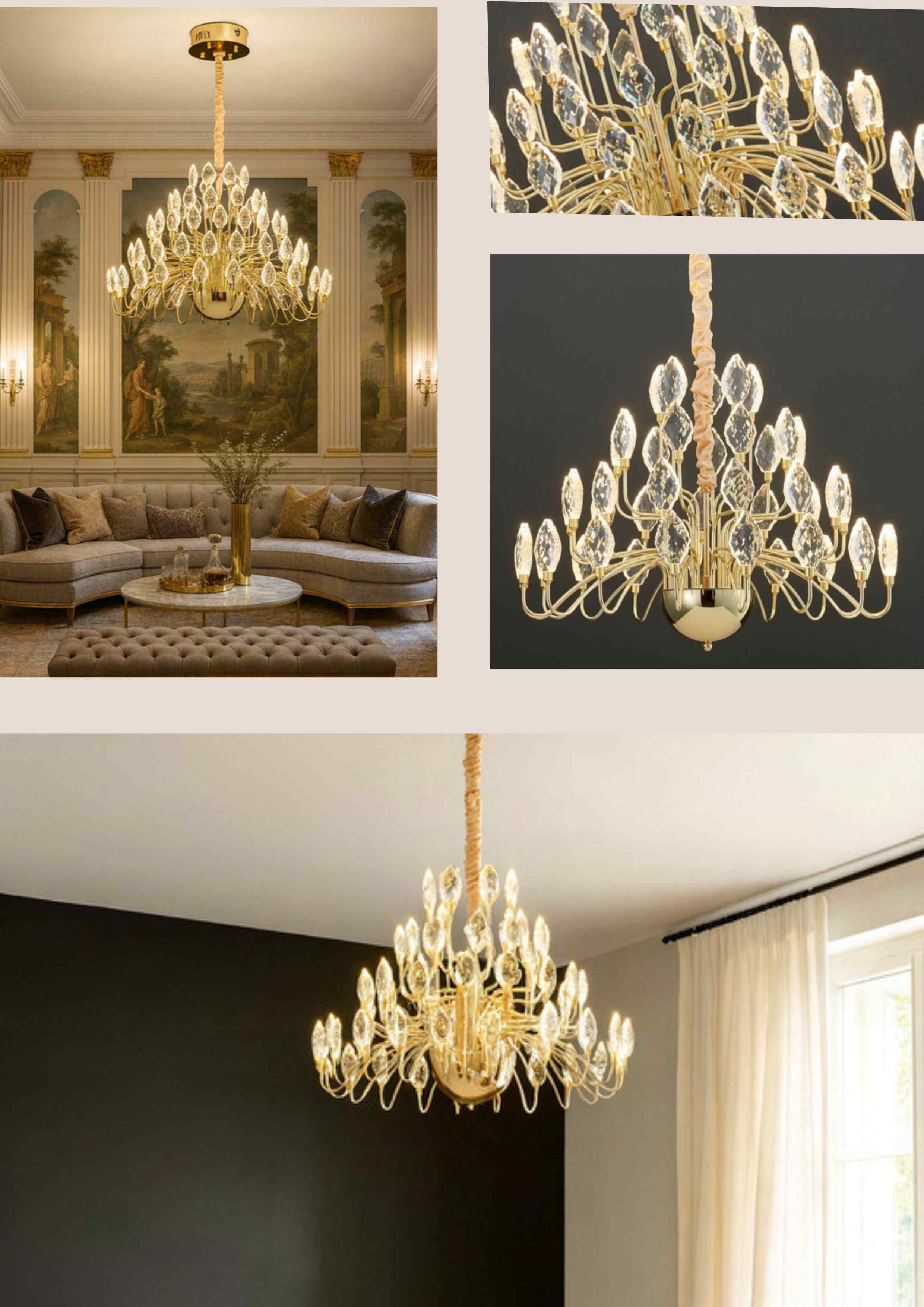Beyond Lights - Crystal Chandelier Light