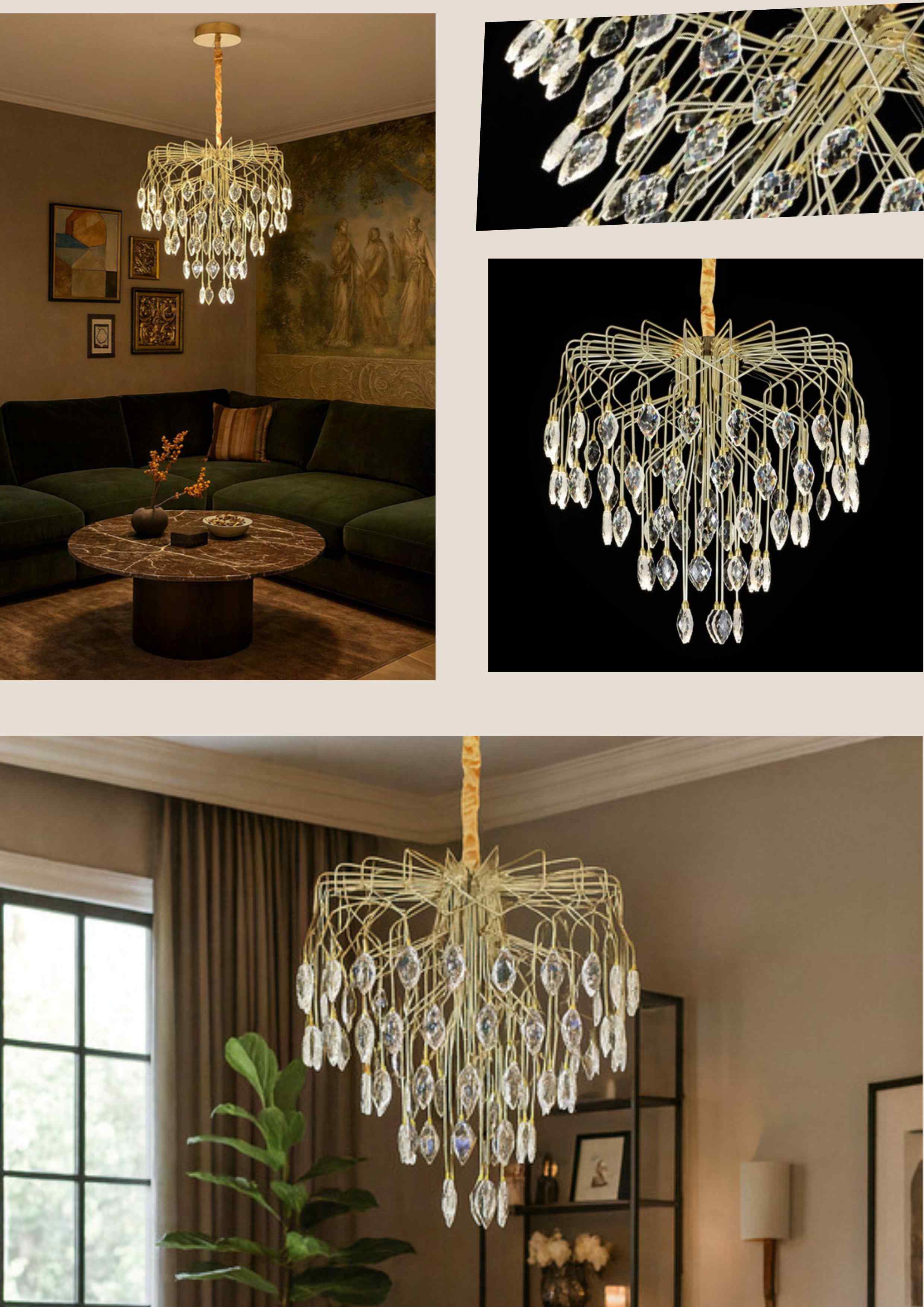 Beyond Lights - Crystal Chandelier Light