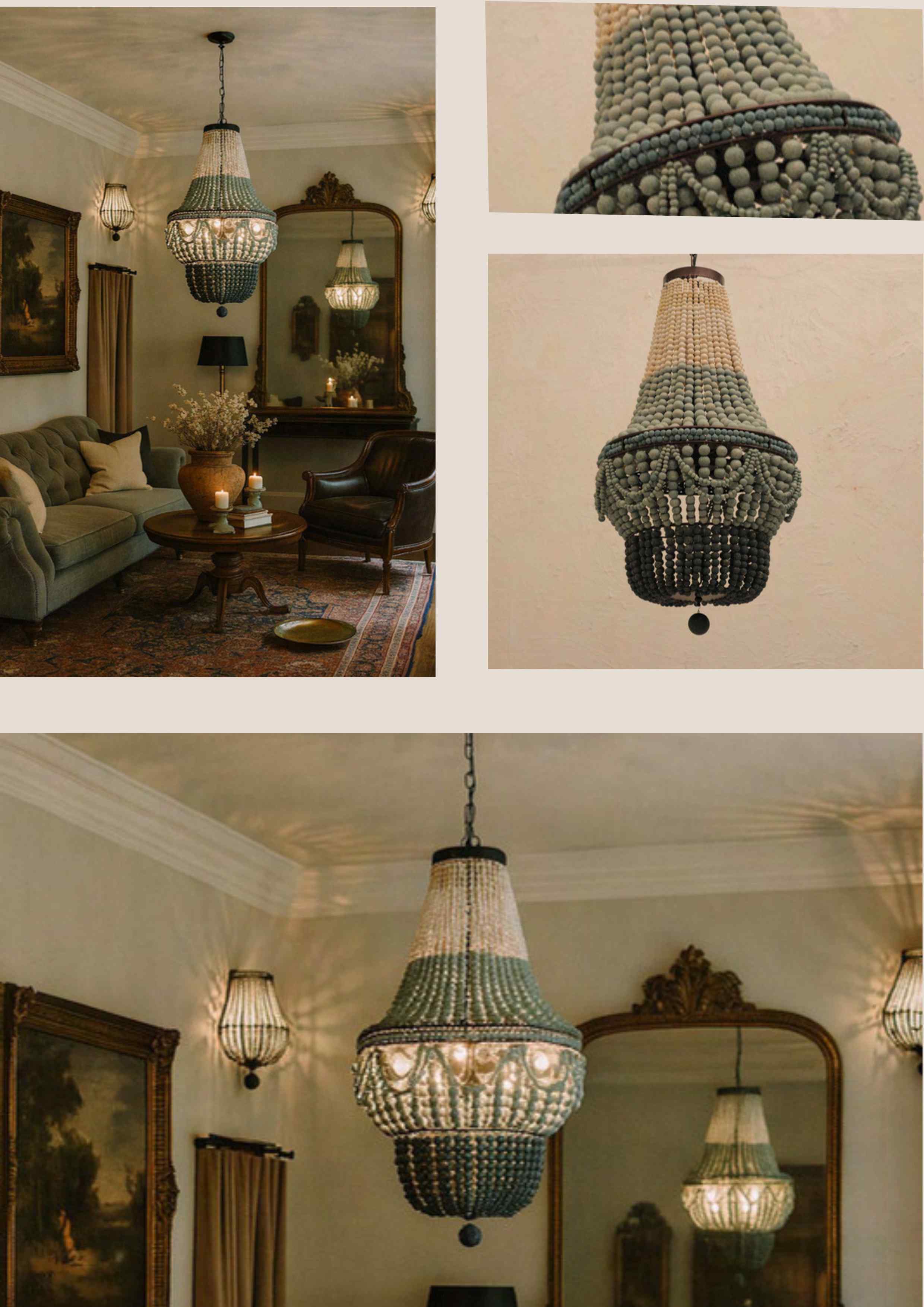 Beyond Lights - Beaded Chandelier Light