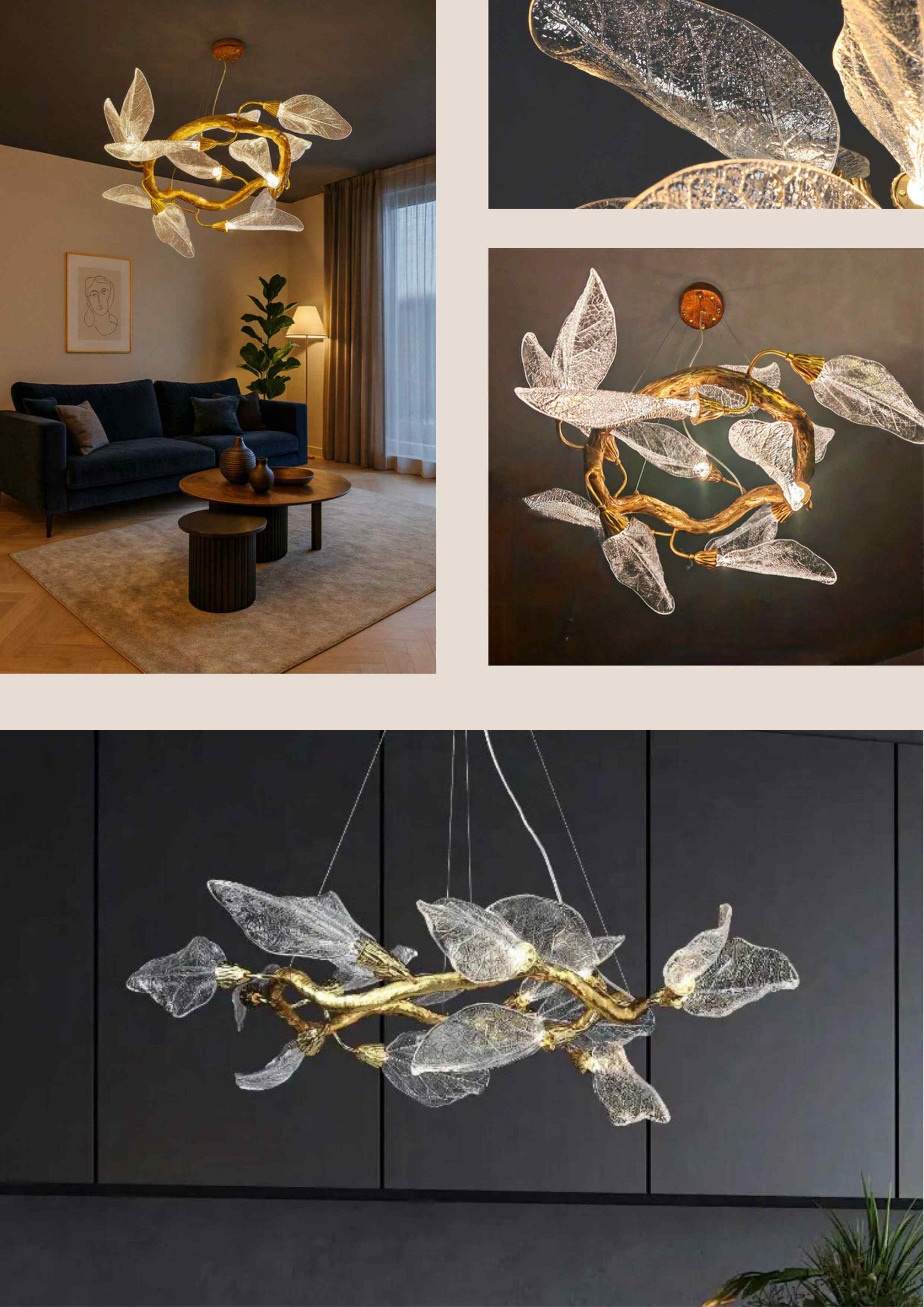 Beyond Lights - Leaf Chandelier Lighting