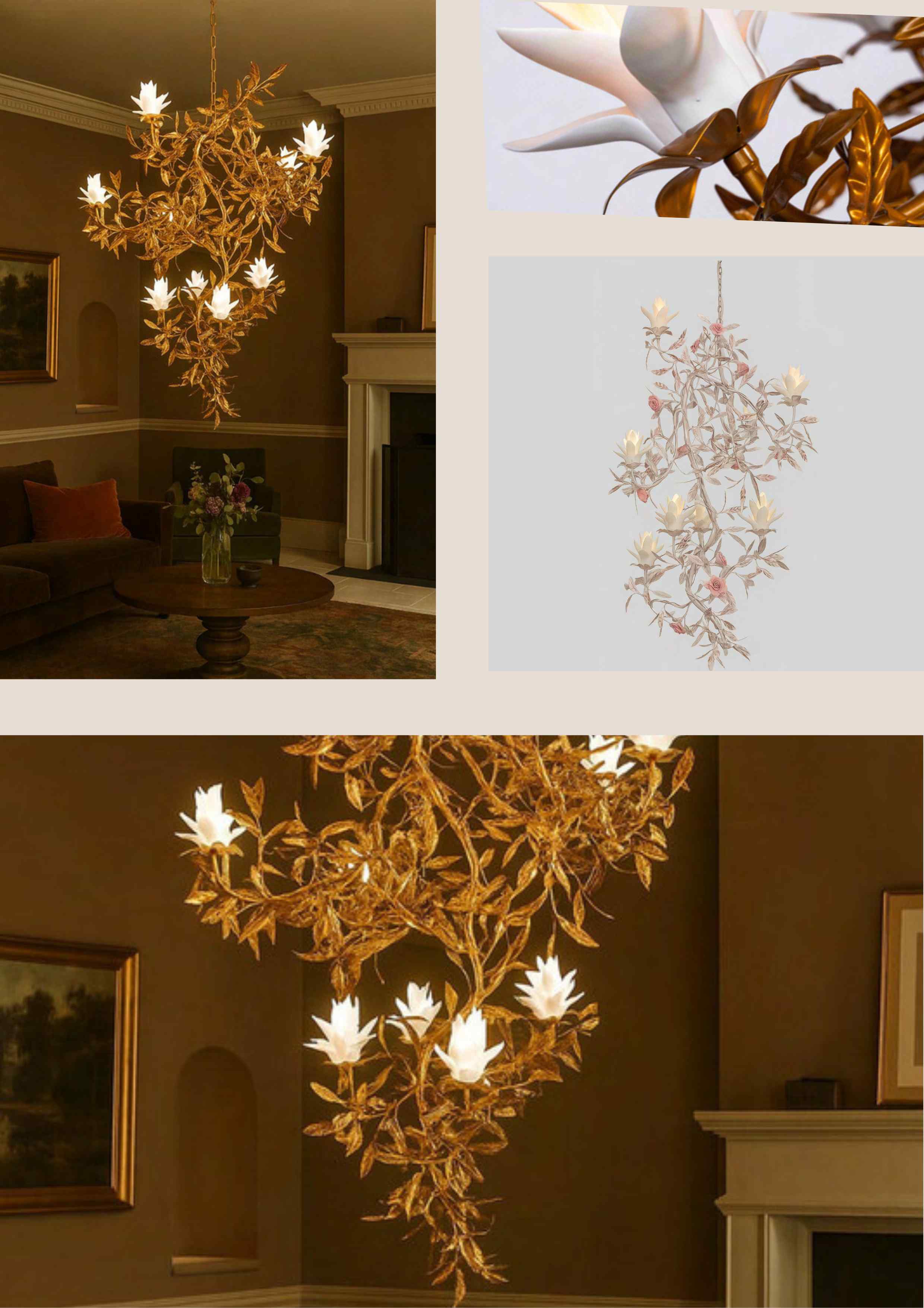 Beyond Lights - Floral Branch Chandelier