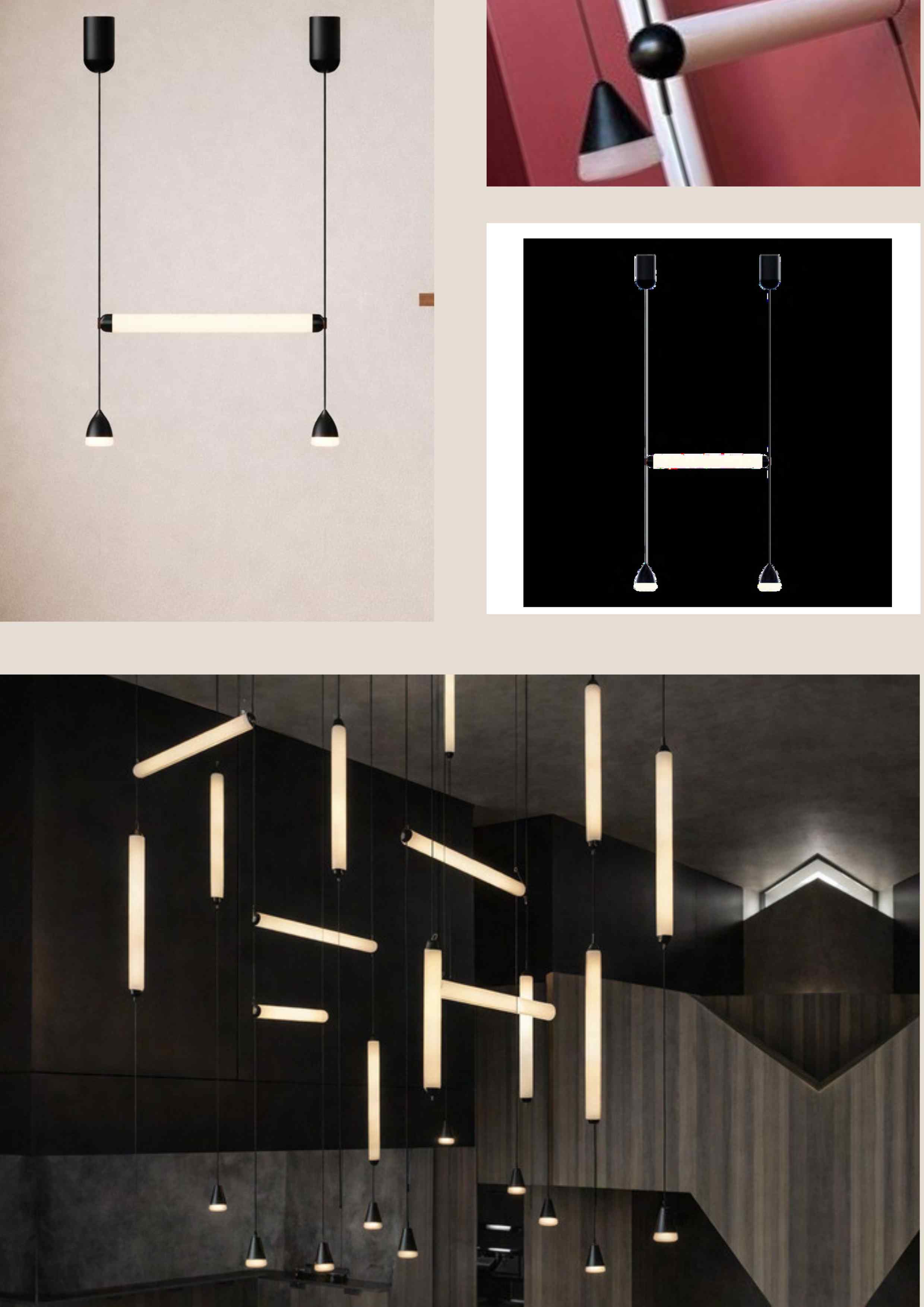 Beyond Lights - Tube Chandelier Light