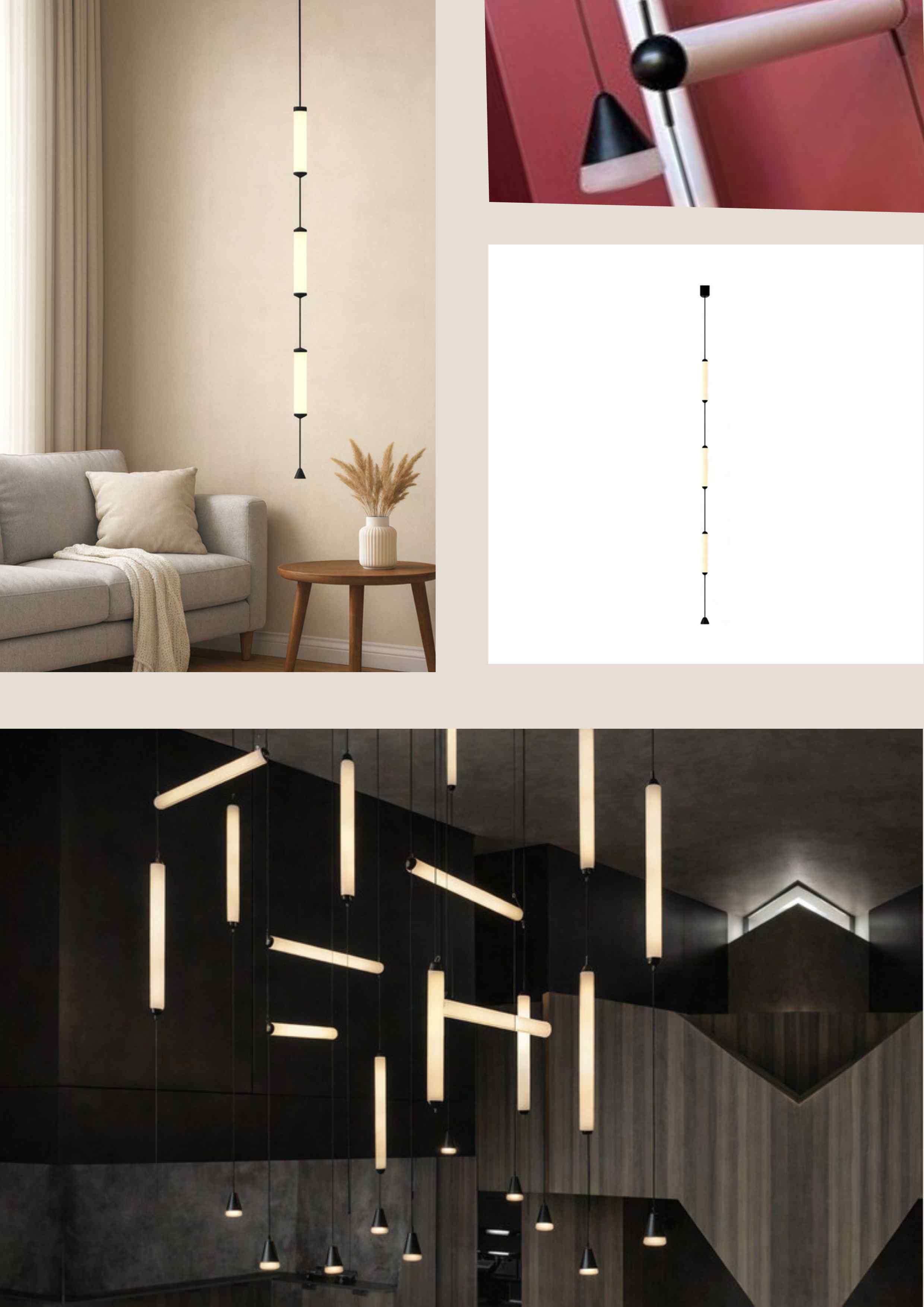 Beyond Lights - Linear Chandelier Light