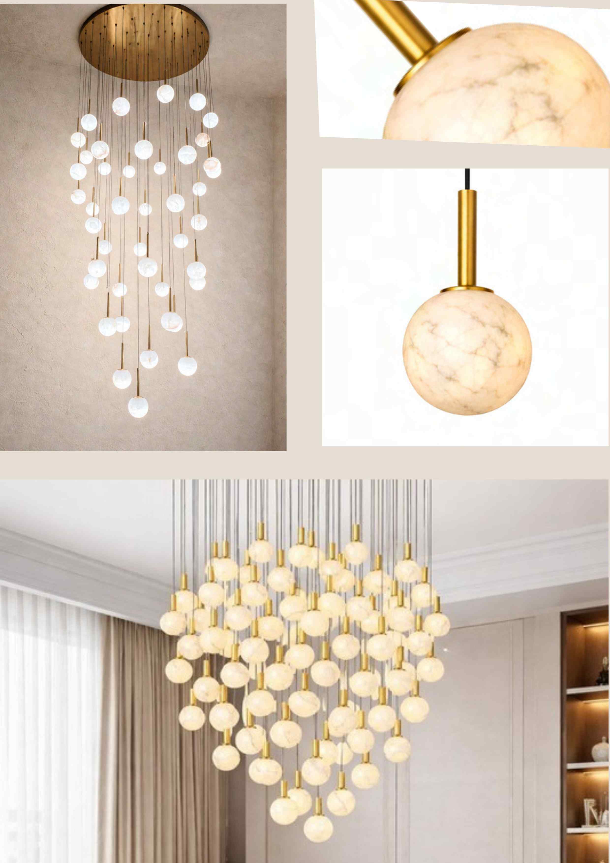 Beyond Lights - Sphere Chandelier Chandelier