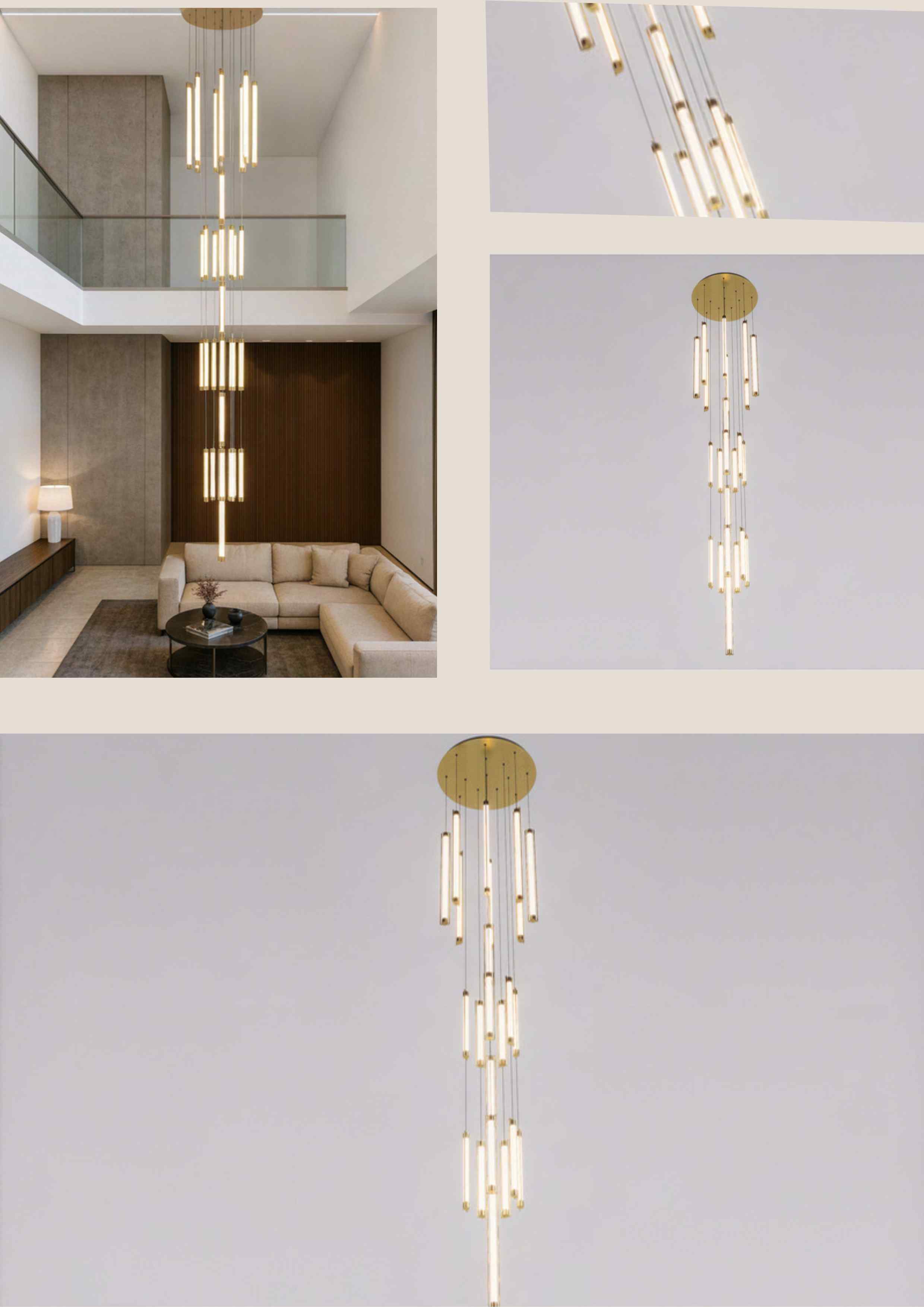 Beyond Lights - Tube Chandelier Lighting