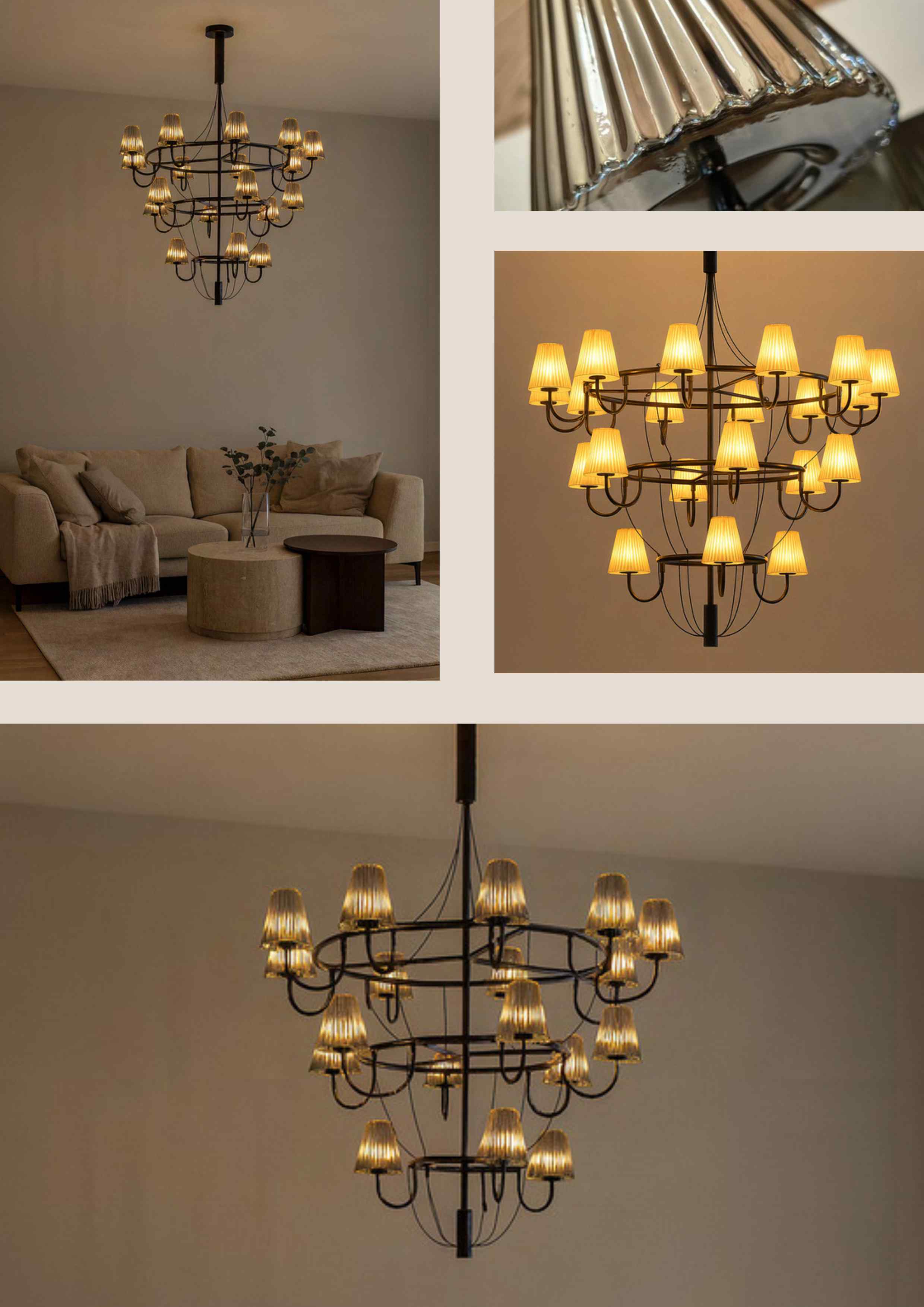 Beyond Lights - Tiered Chandelier Light