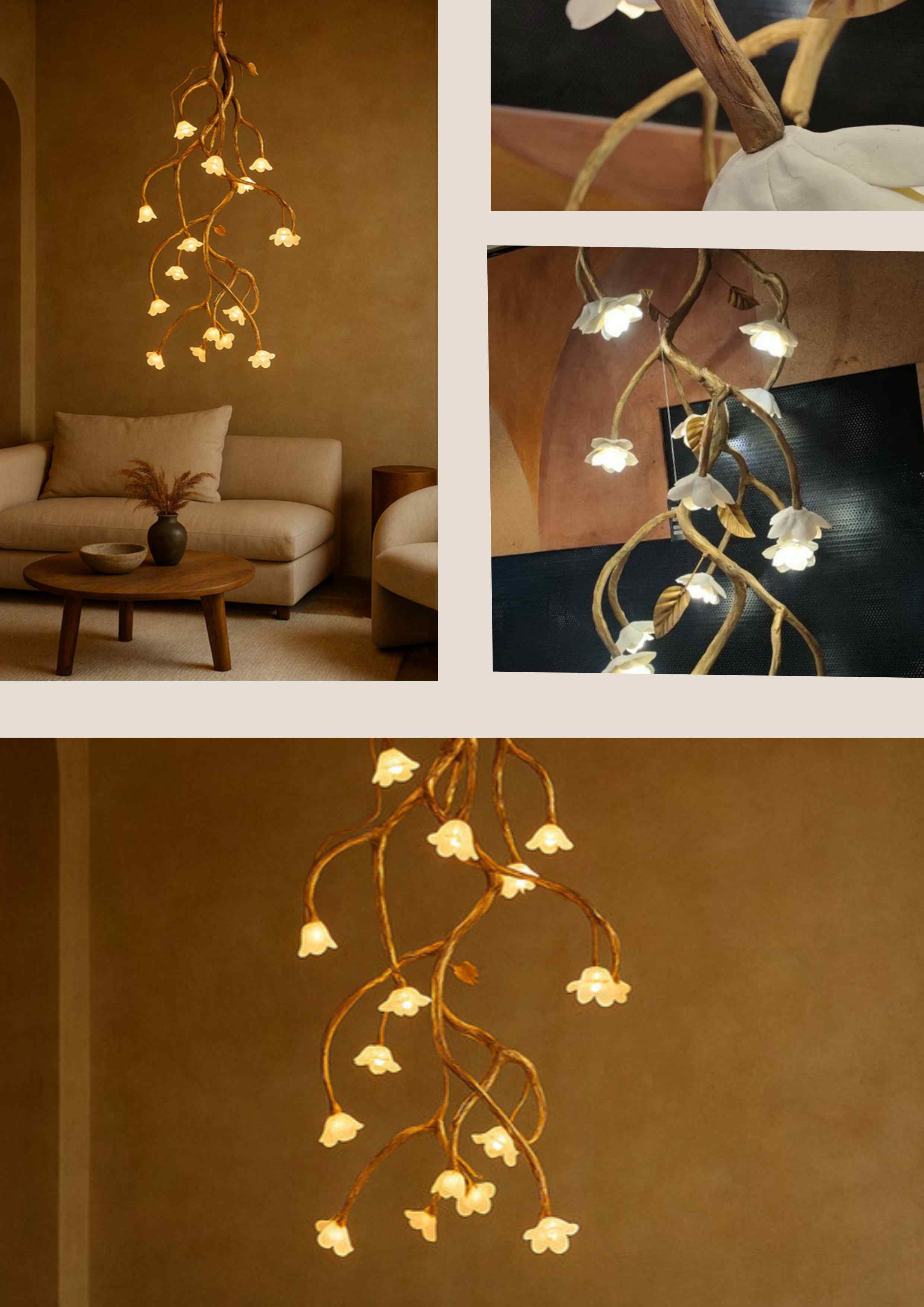 Beyond Lights - Floral Branch Chandelier