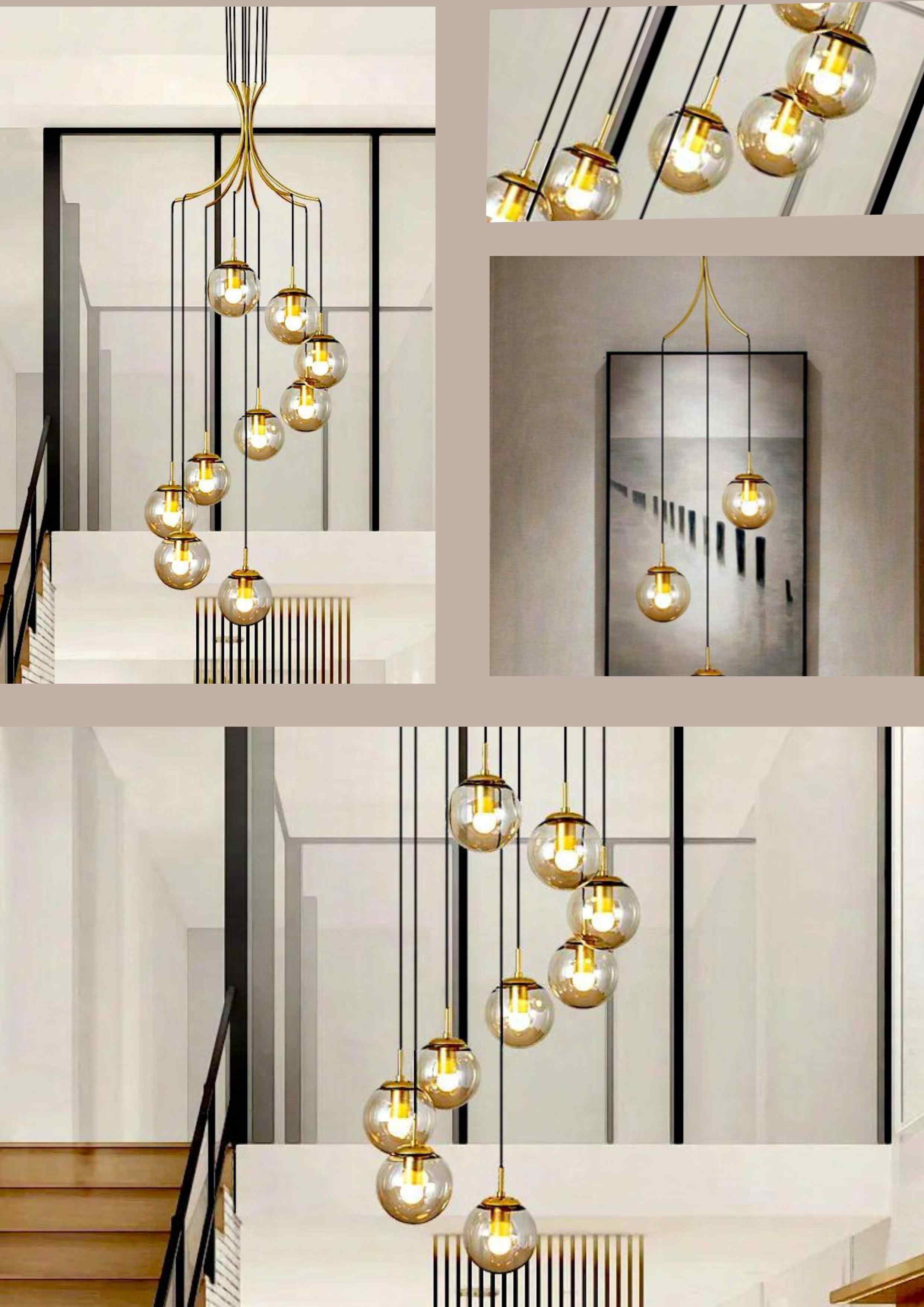 Beyond Lights - Glass Ball Chandelier