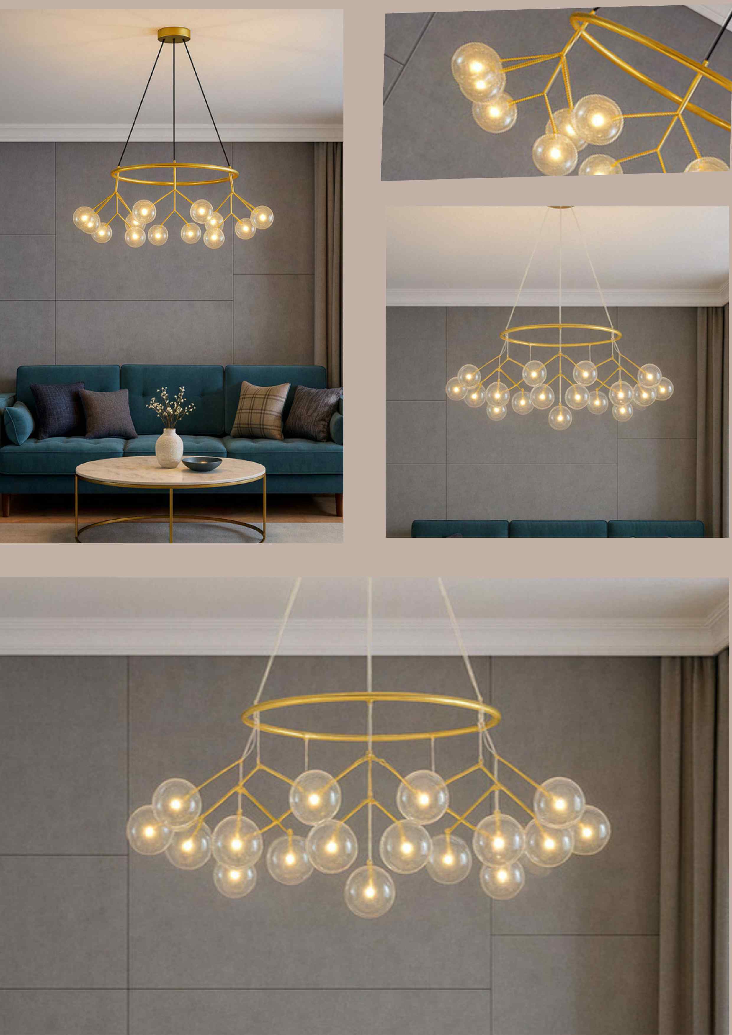 Beyond Lights - Sphere Chandelier Light