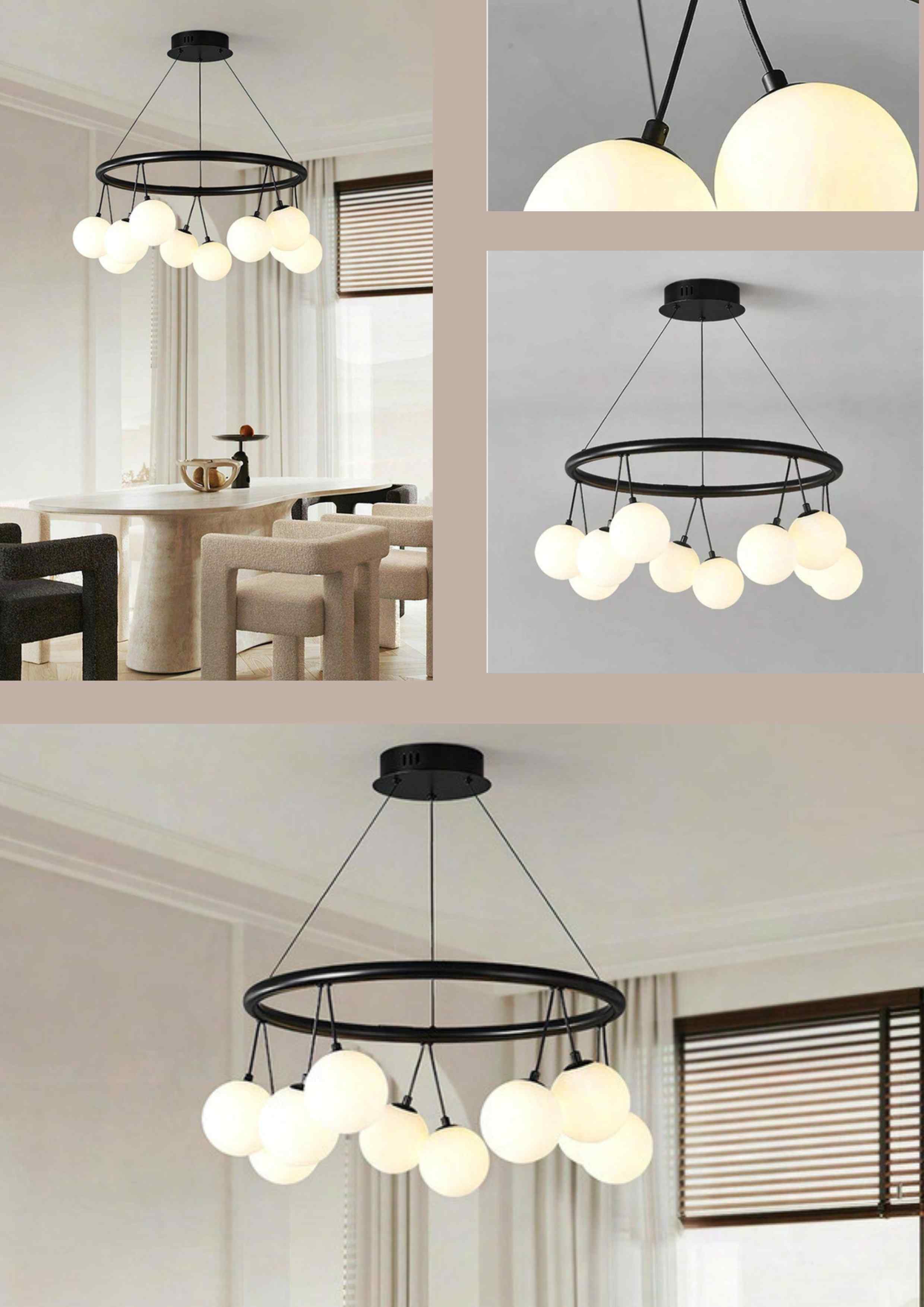 Orb Chandelier Light